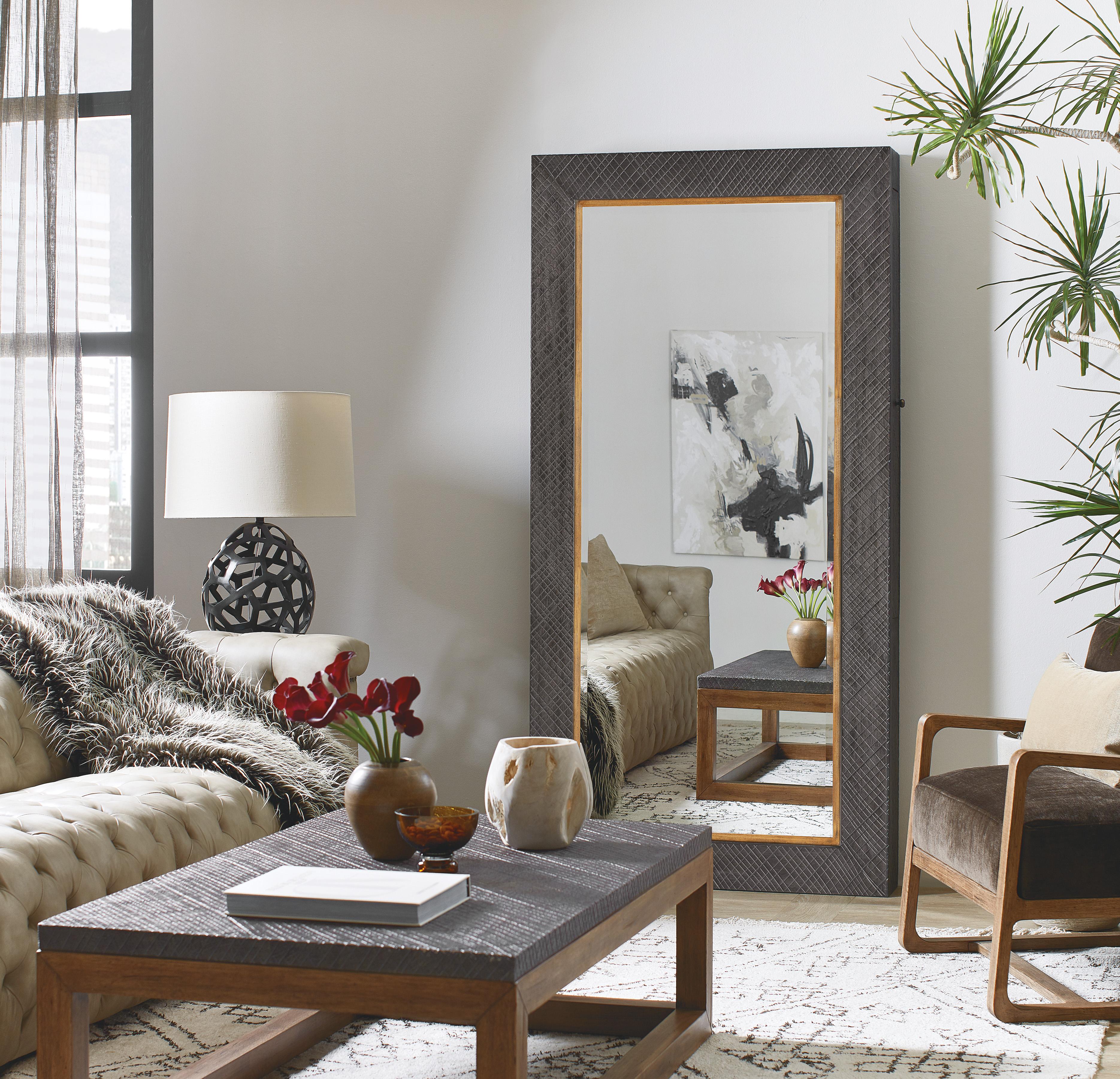 Big Sky Floor Mirror w/Jewelry Storage