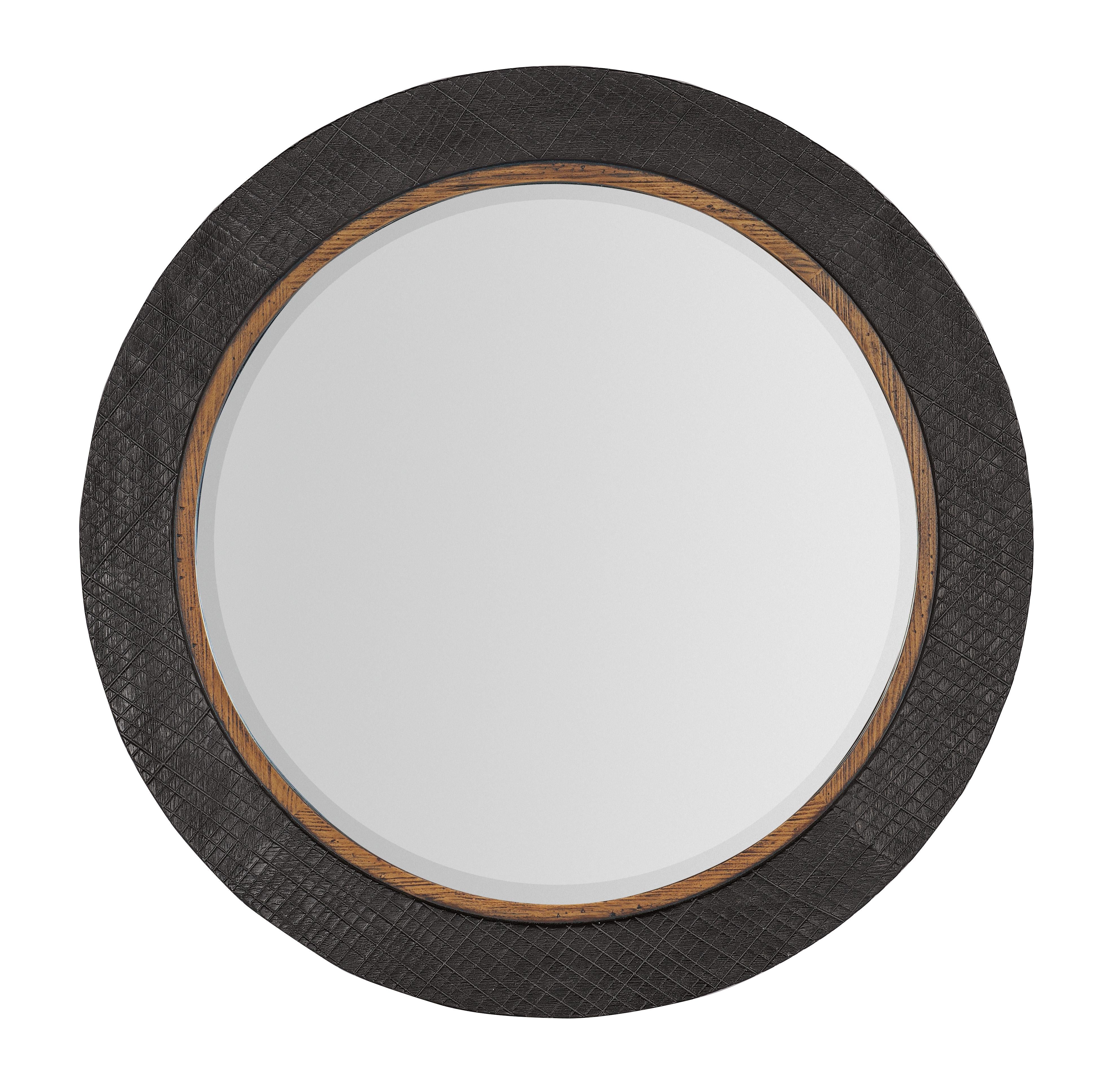 Big Sky Round Accent Mirror - Luxury Home Furniture (MI)