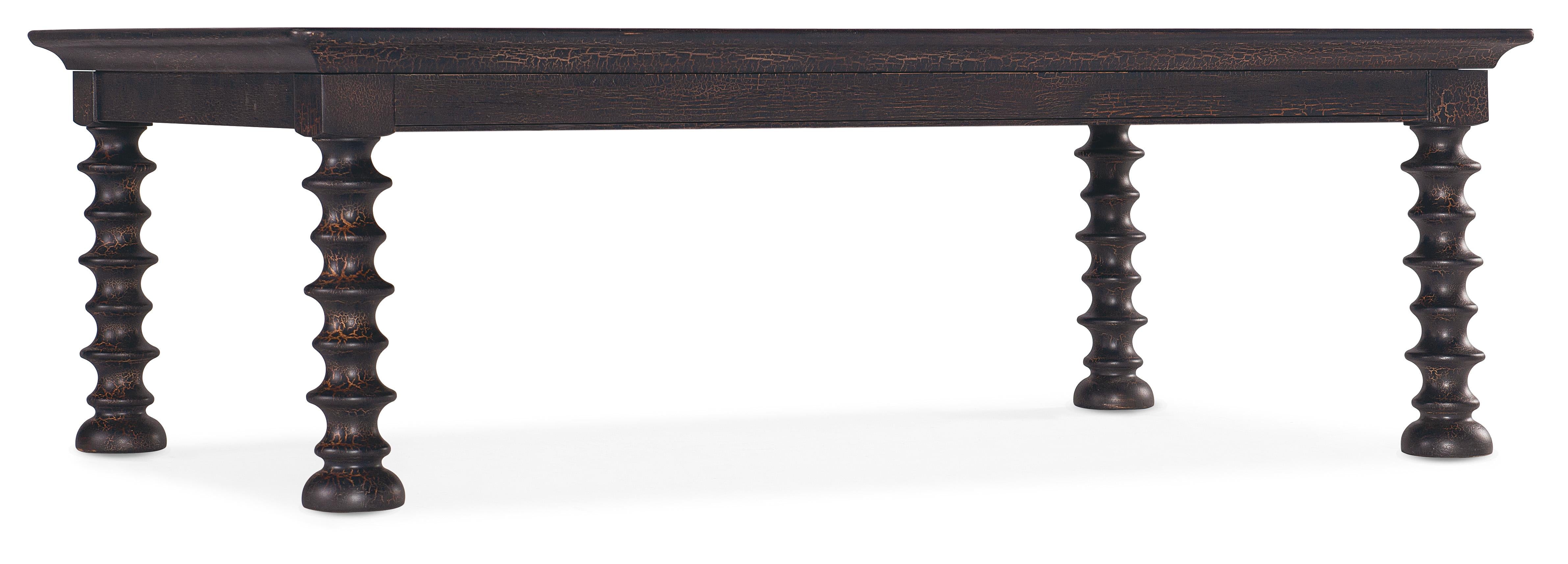 Big Sky Turned Leg Cocktail Table - Luxury Home Furniture (MI)