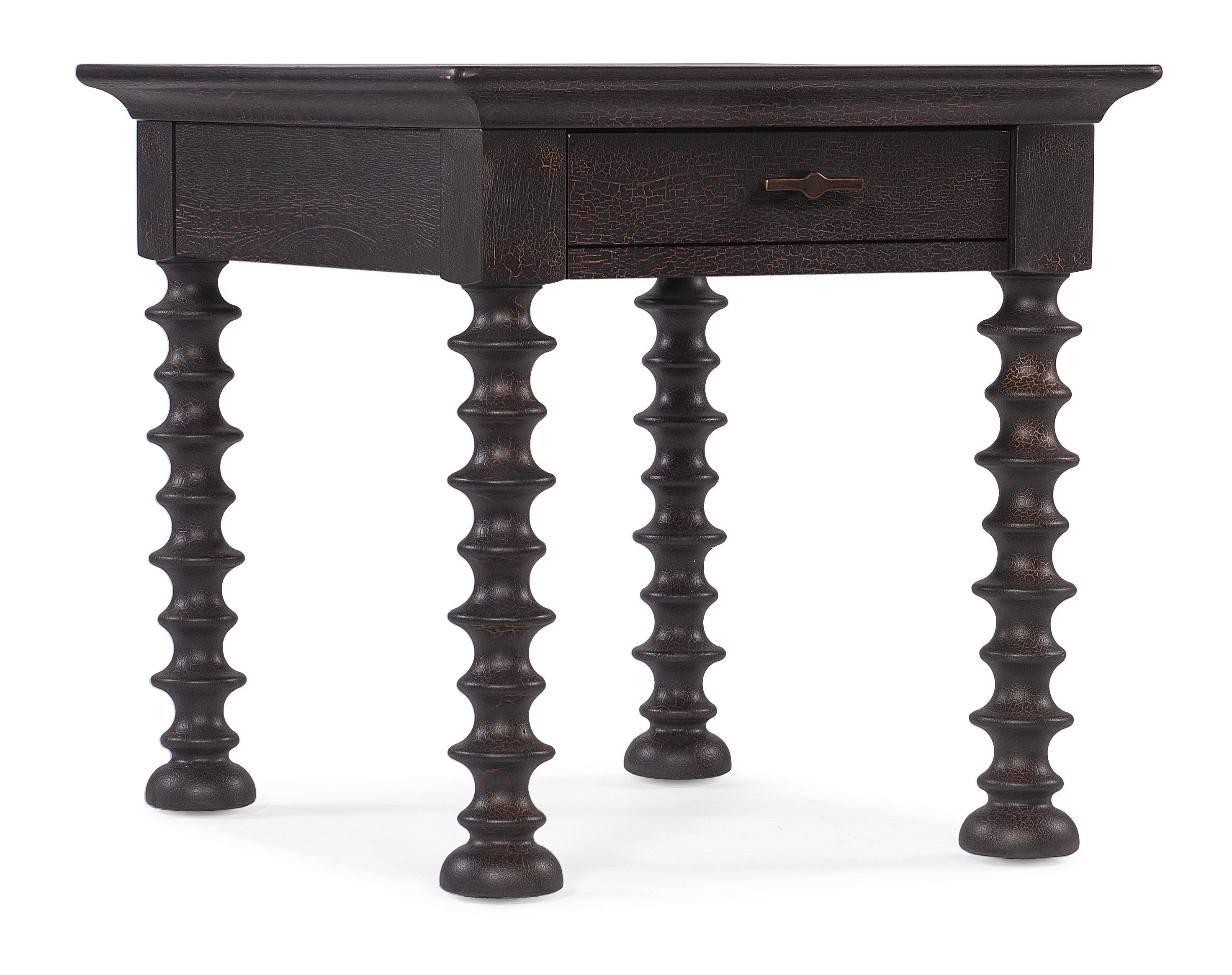 Big Sky Turned Leg End Table - Luxury Home Furniture (MI)