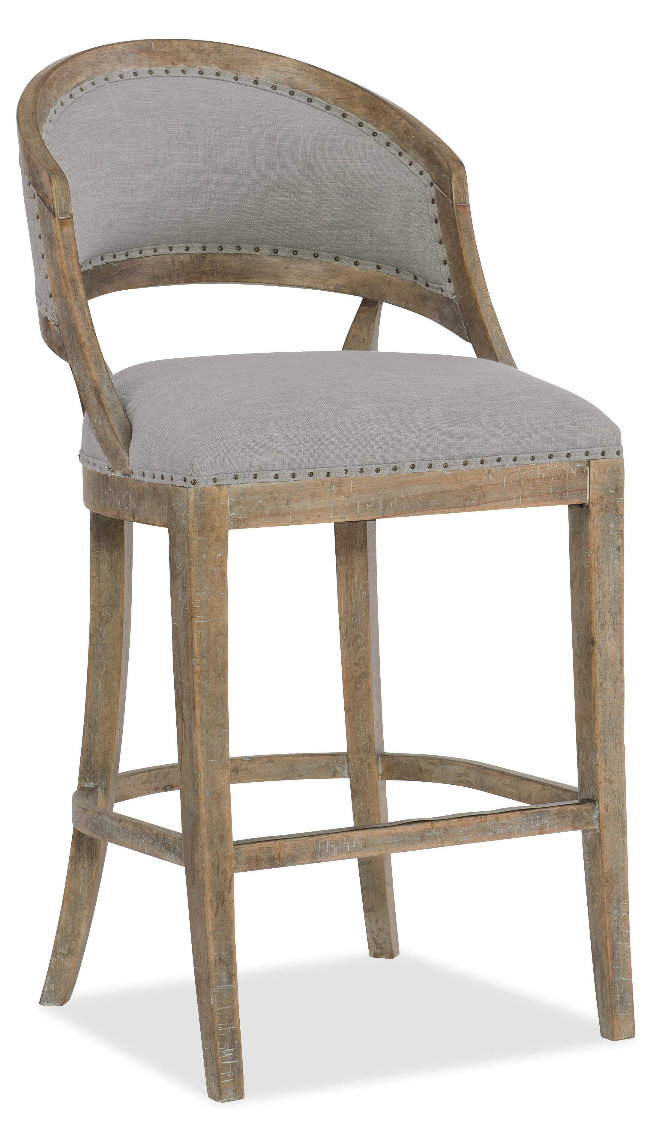 Boheme Garnier Barrel Back Bar Stool - Luxury Home Furniture (MI)