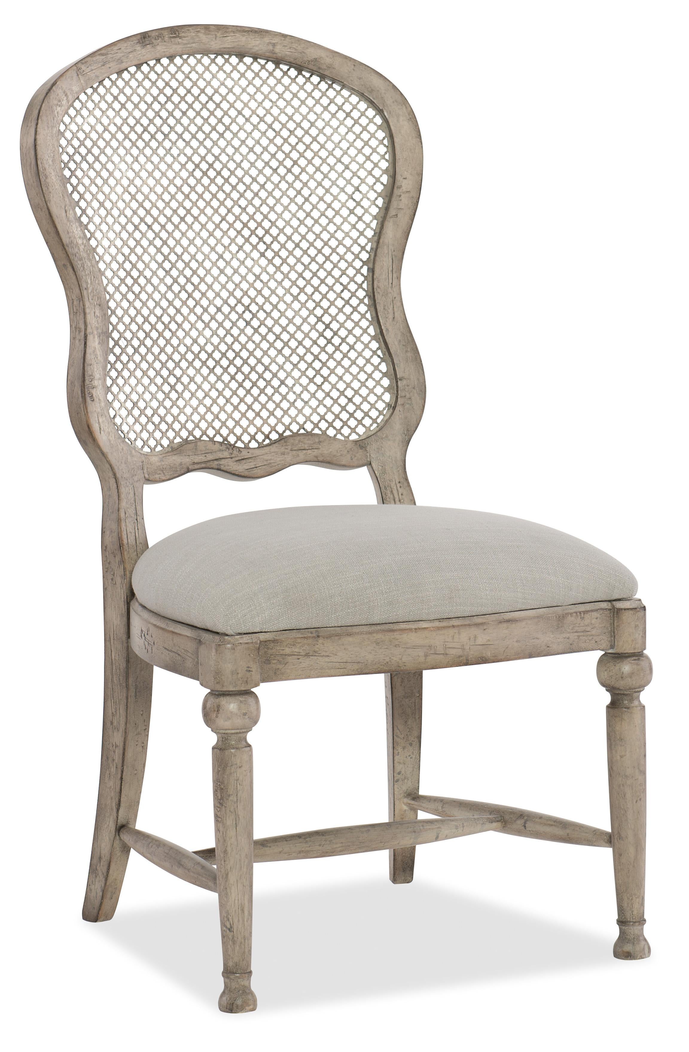 Boheme Gaston Metal Back Side Chair - 2 per carton/price ea - Luxury Home Furniture (MI)