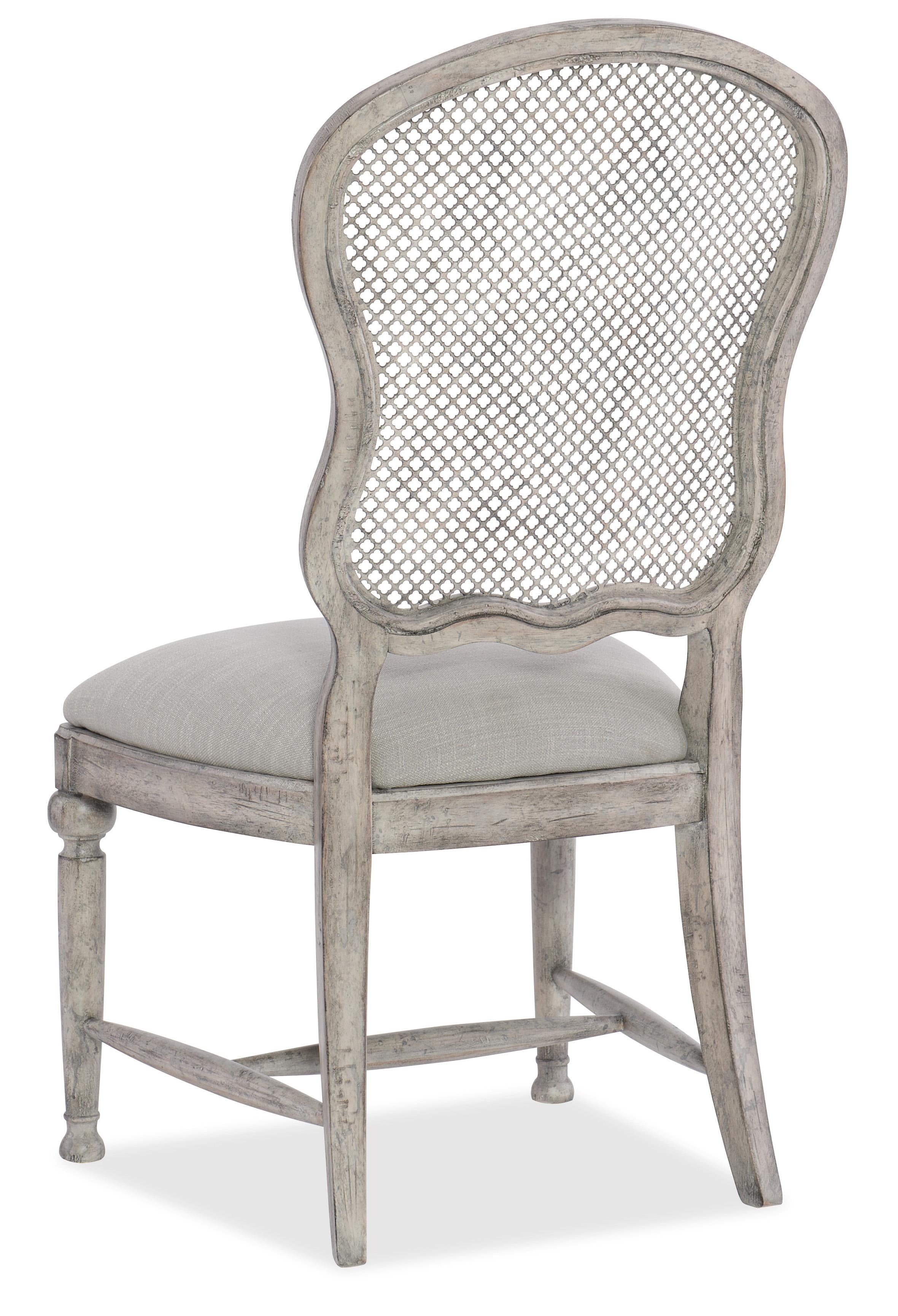 Boheme Gaston Metal Back Side Chair - 2 per carton/price ea - Luxury Home Furniture (MI)