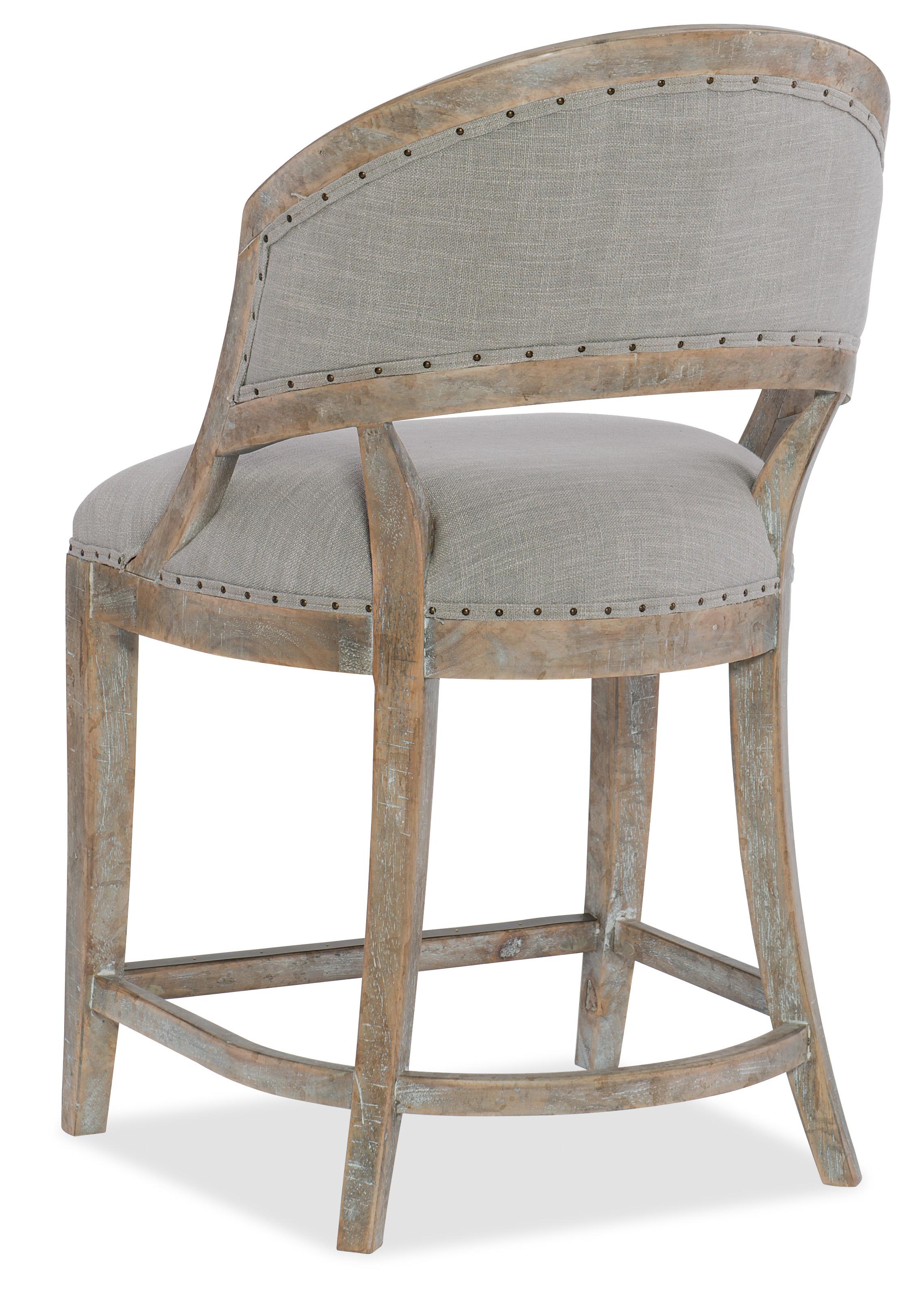 Boheme Garnier Barrel Back Counter Stool - Luxury Home Furniture (MI)