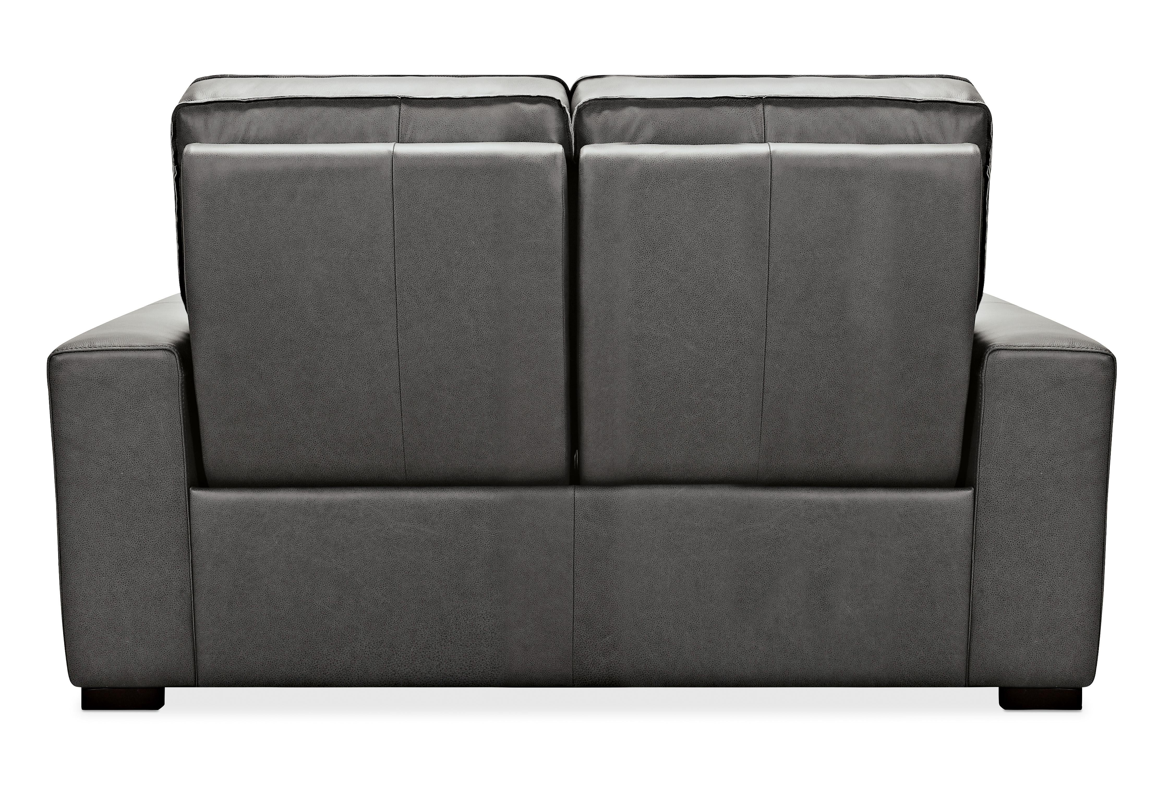 Braeburn Leather Loveseat w/PWR Recline PWR Headrest - Luxury Home Furniture (MI)