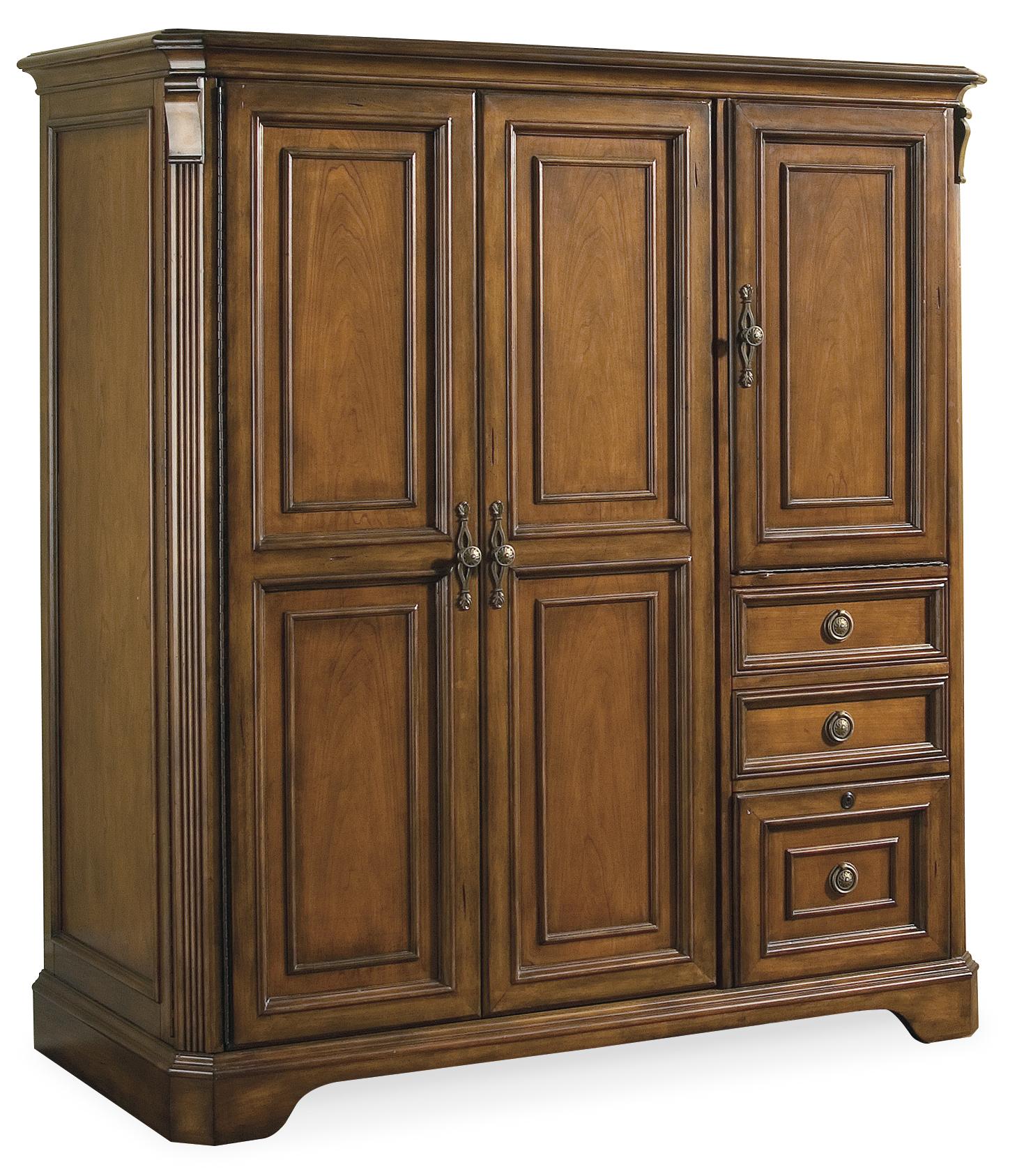 Brookhaven Computer Cabinet - Luxury Home Furniture (MI)