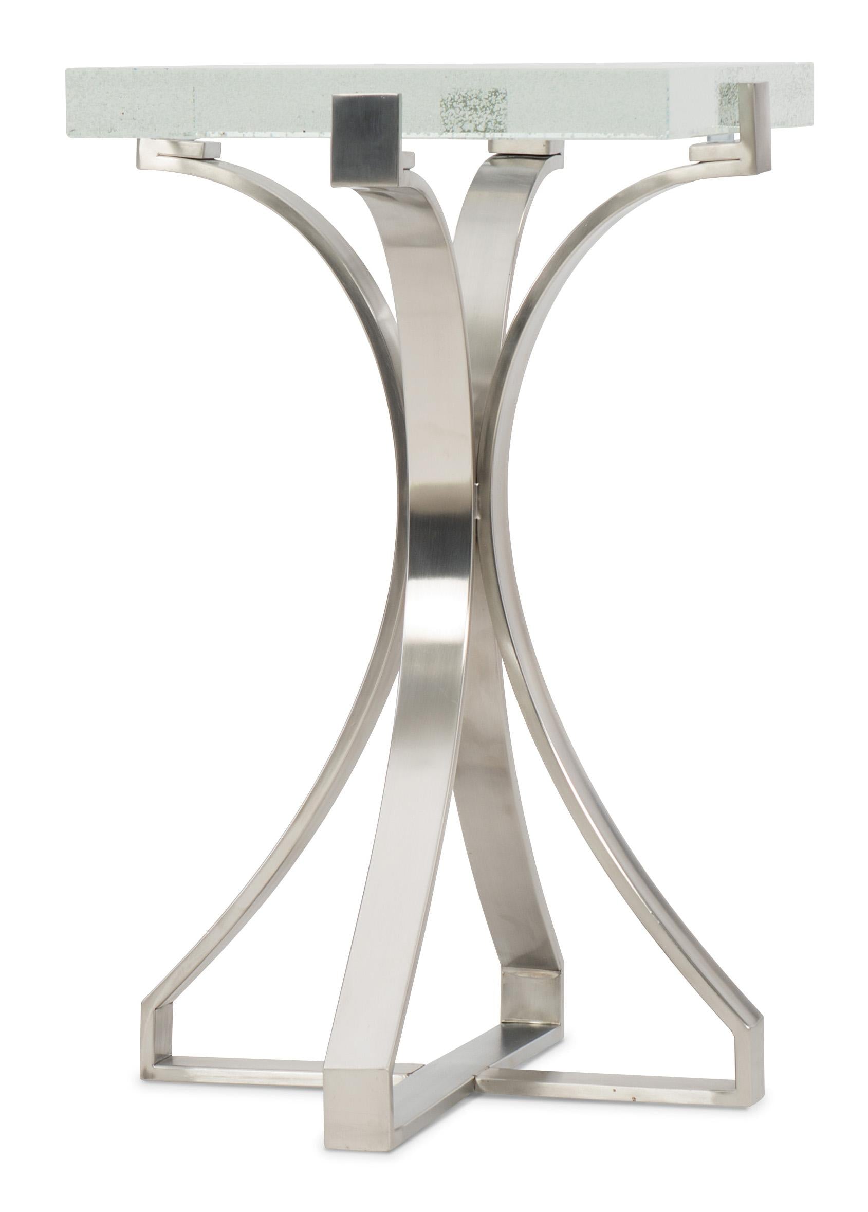 Bubble Glass Accent Table - Luxury Home Furniture (MI)