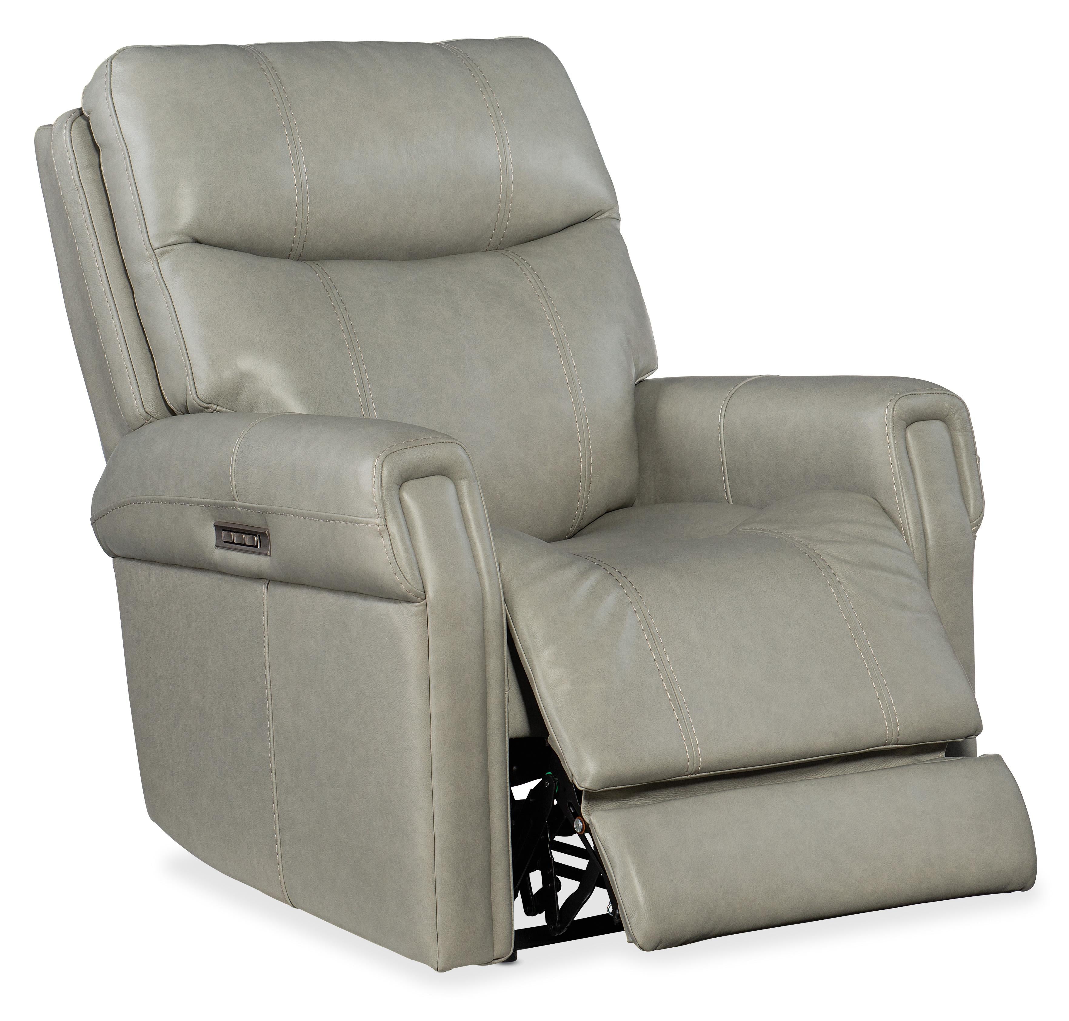 Carroll Power Recliner with Power Headrest and Lumbar - RC603-PHZL-091 - Luxury Home Furniture (MI)