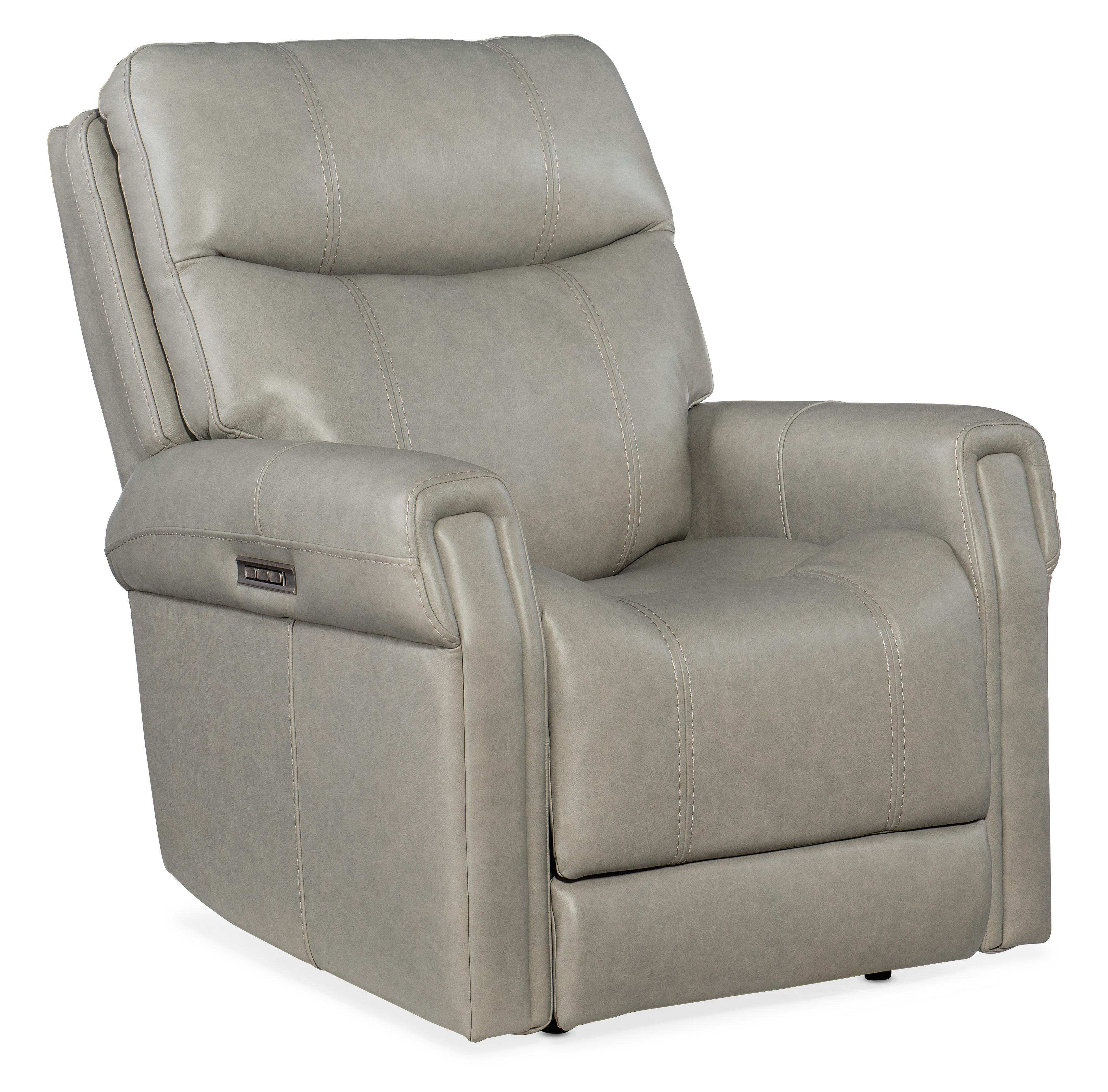 Carroll Power Recliner with Power Headrest and Lumbar - RC603-PHZL-091 - Luxury Home Furniture (MI)