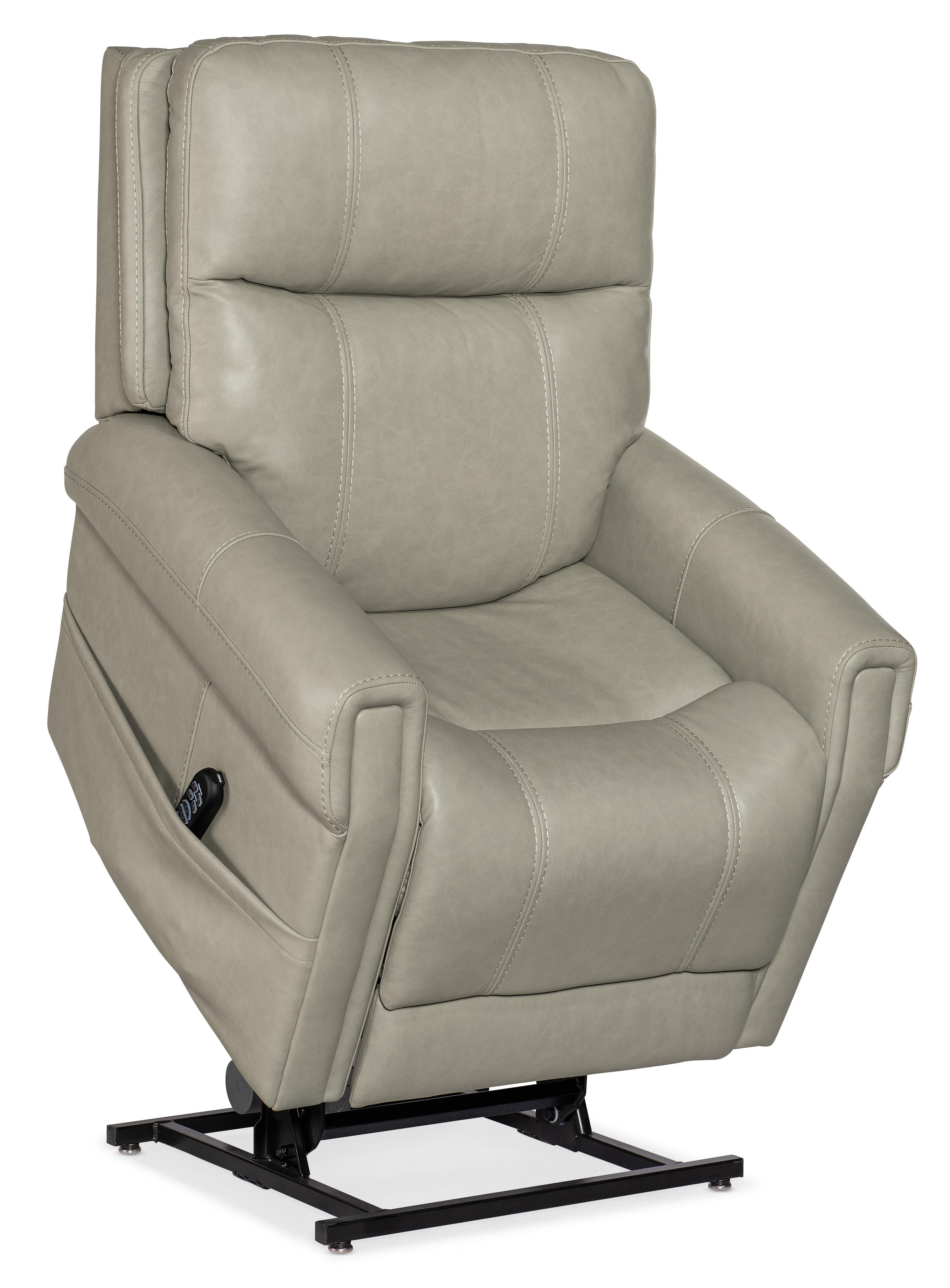 Carroll Power Recliner w/ PH, Lumbar, and Lift - Luxury Home Furniture (MI)
