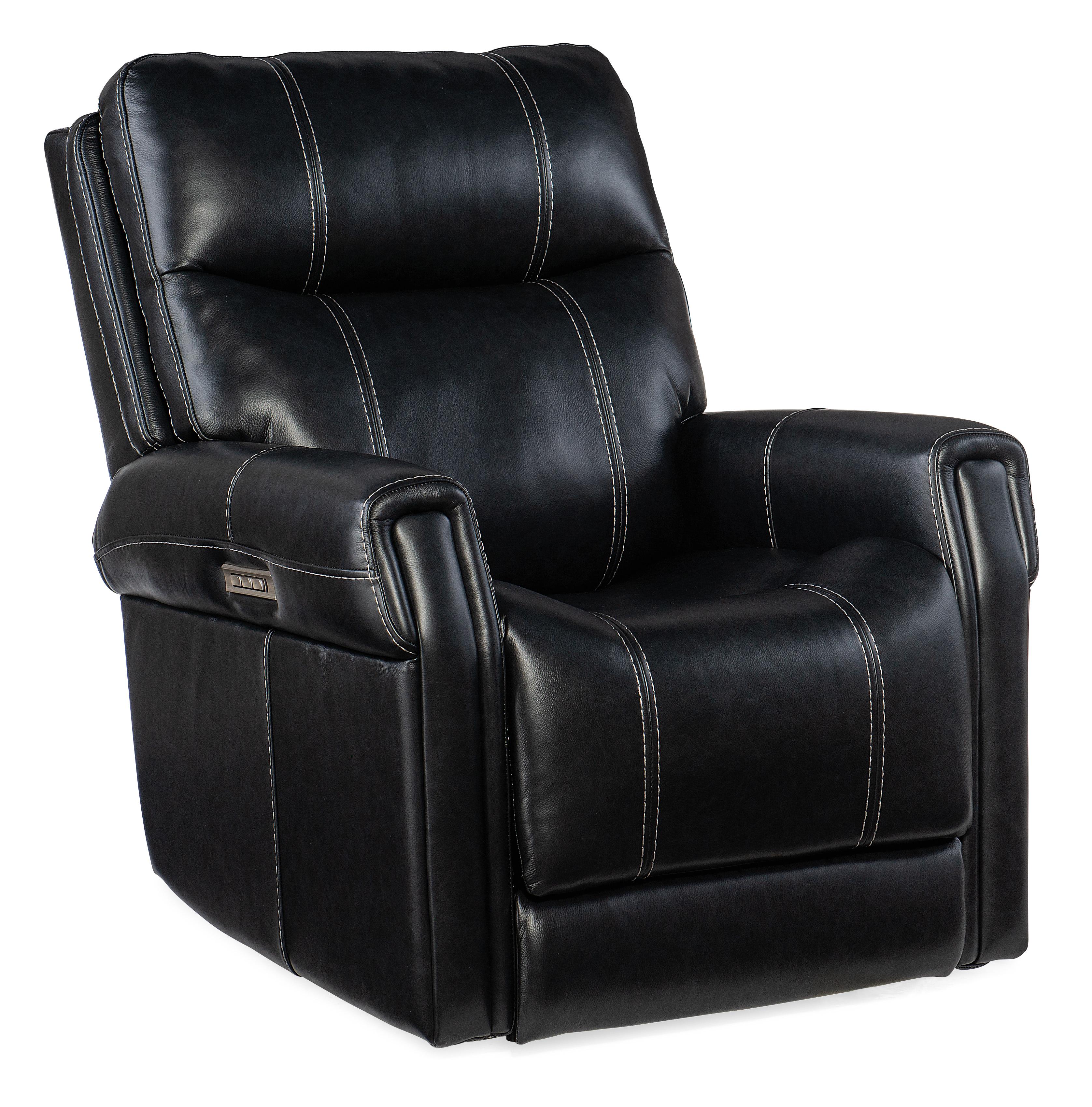 Carroll Power Recliner with Power Headrest and Lumbar - RC603-PHZL-099 - Luxury Home Furniture (MI)