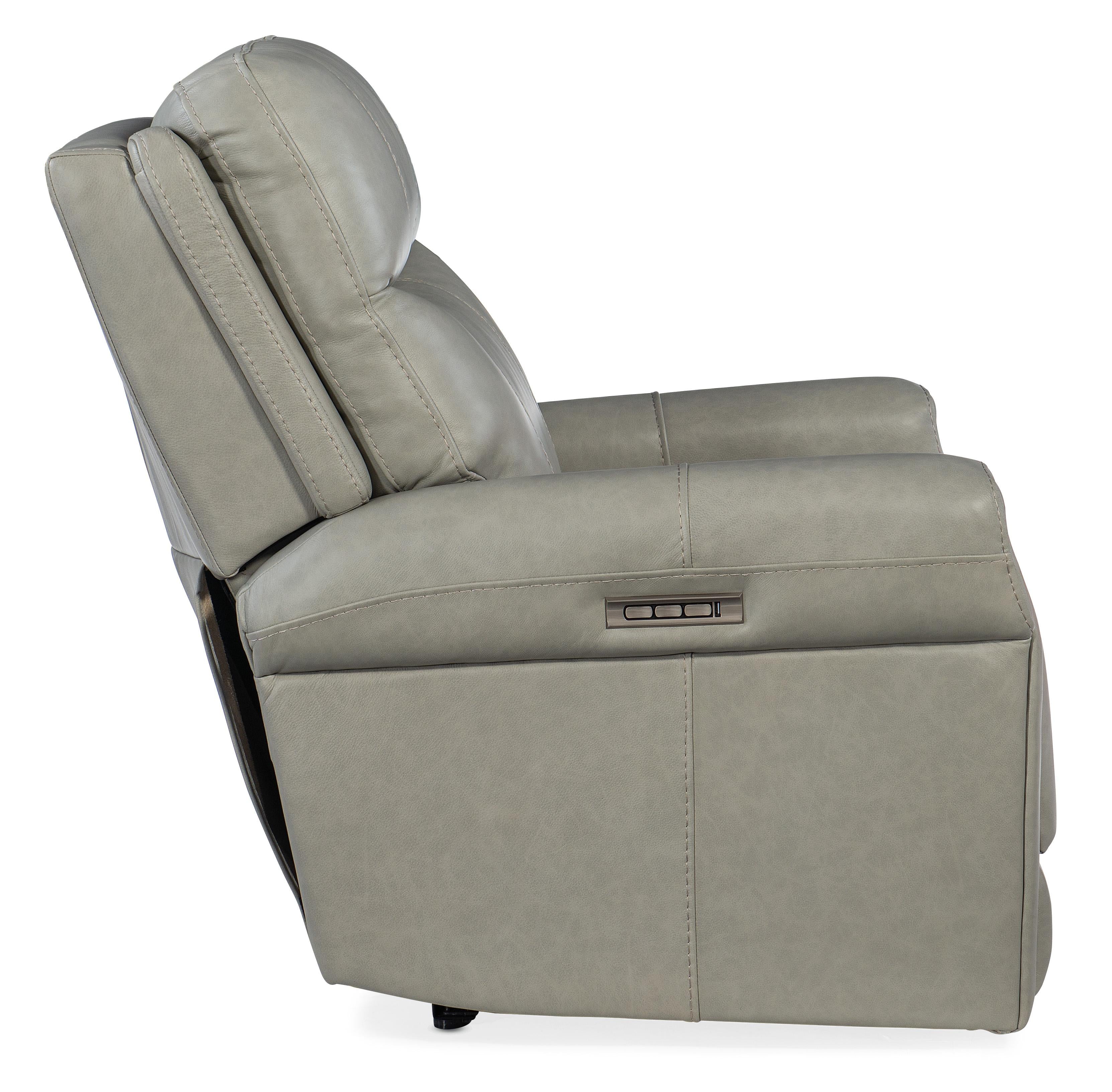 Carroll Power Recliner with Power Headrest and Lumbar - RC603-PHZL-091 - Luxury Home Furniture (MI)