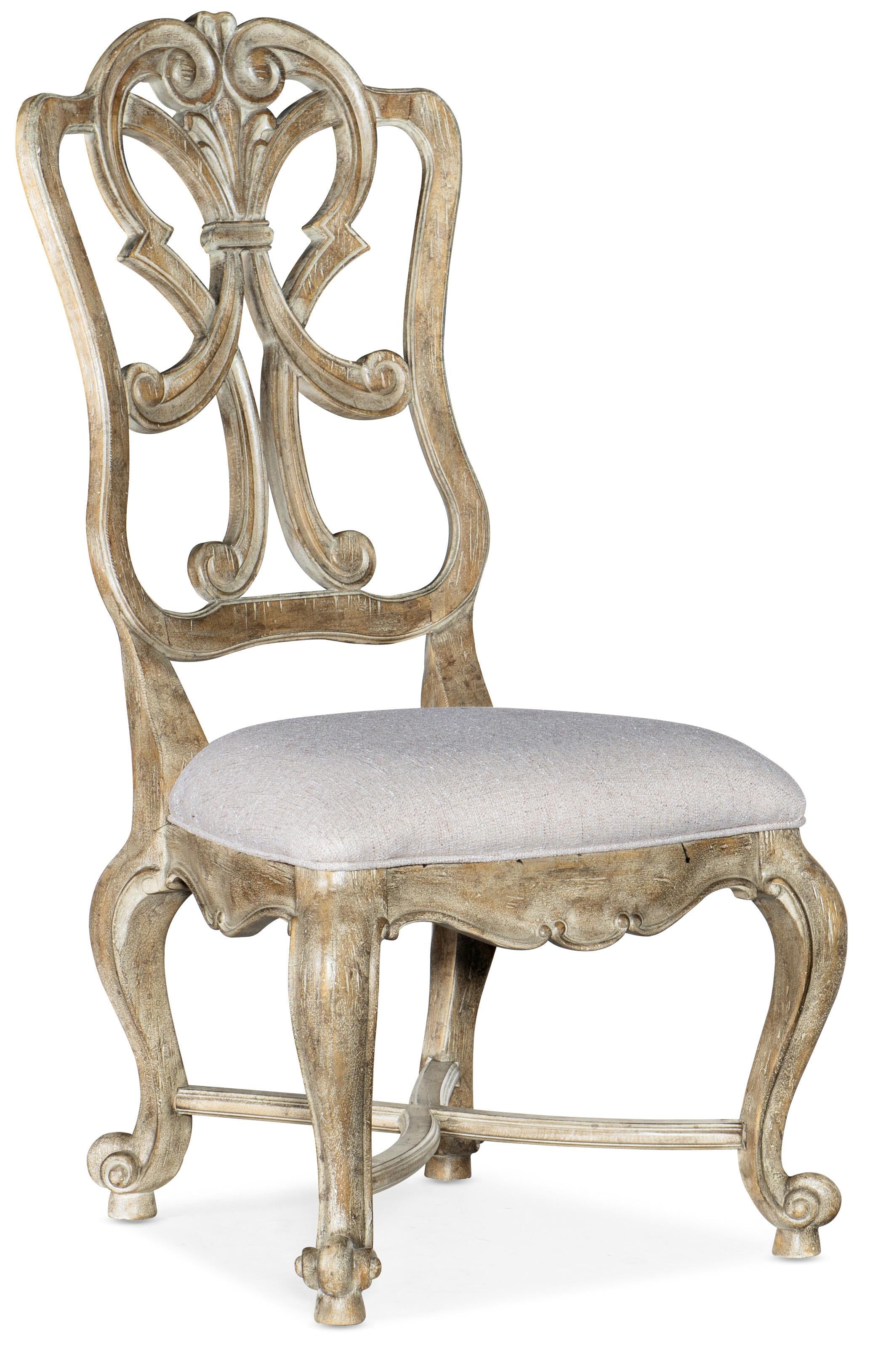 Castella Wood Back Side Chair - 2 per carton/price ea - Luxury Home Furniture (MI)