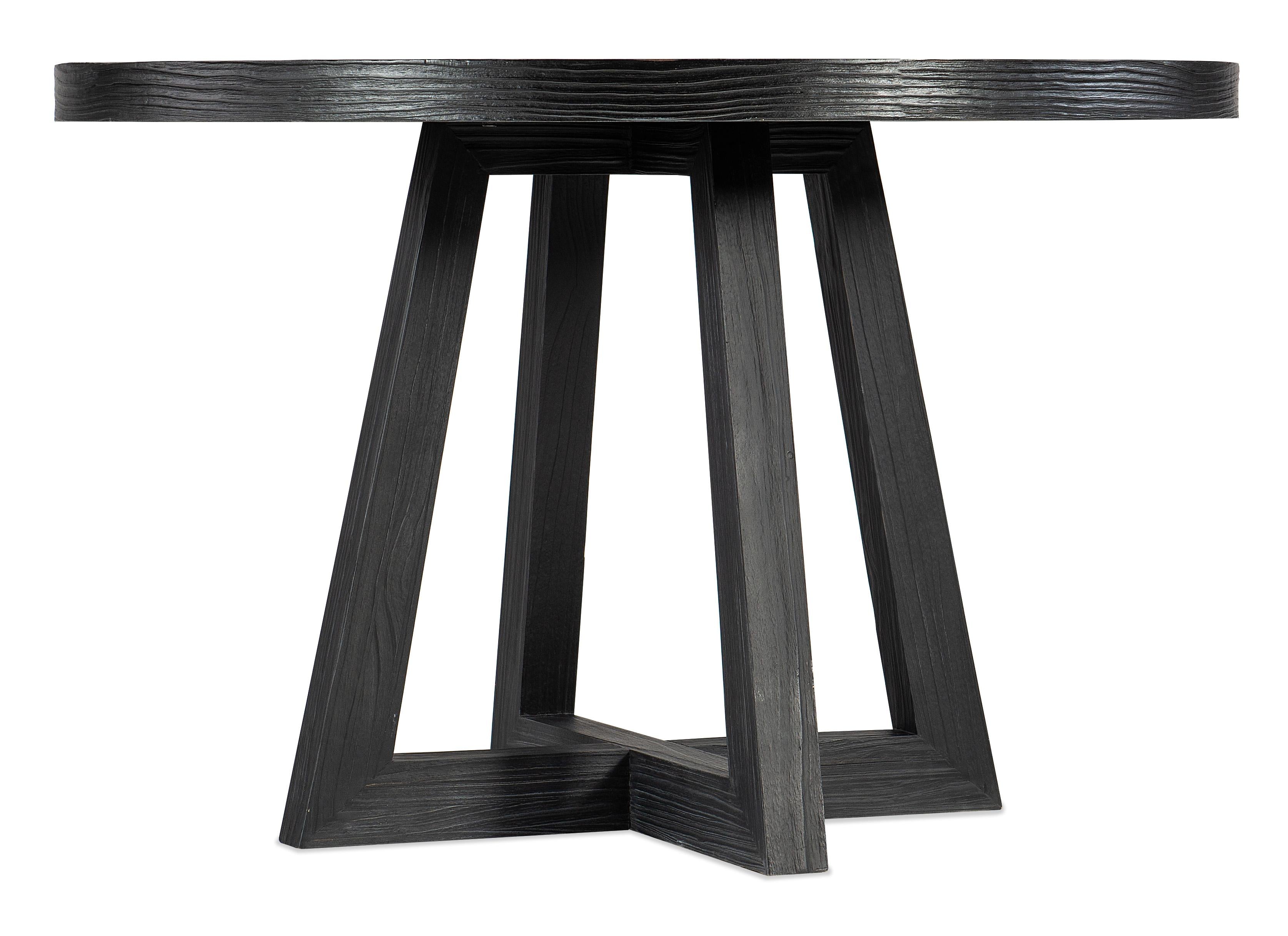 Chapman Shou Sugi Ban Petite Round Dining Table - Luxury Home Furniture (MI)
