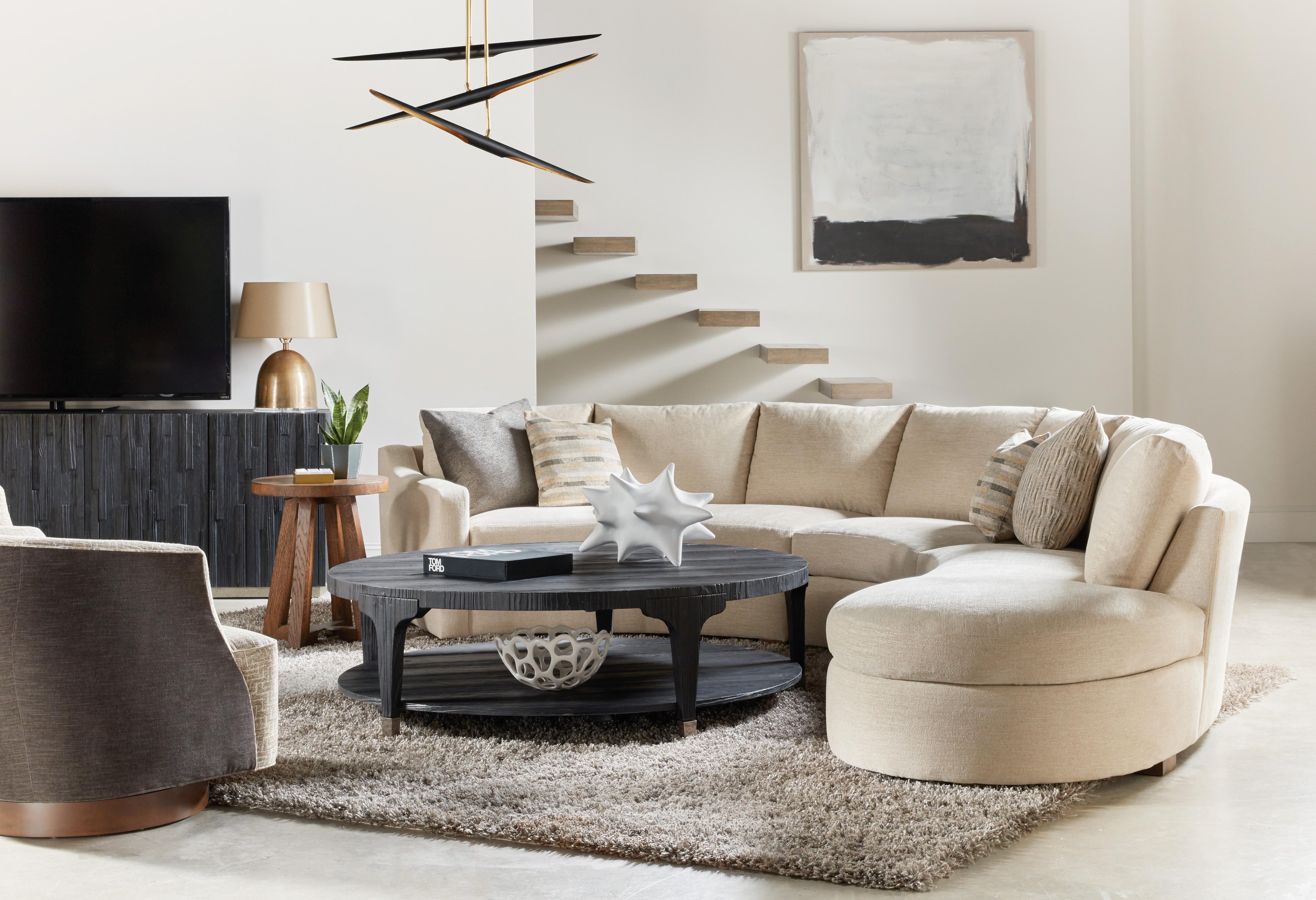 Chapman Shou Sugi Ban Round Cocktail Table - Luxury Home Furniture (MI)