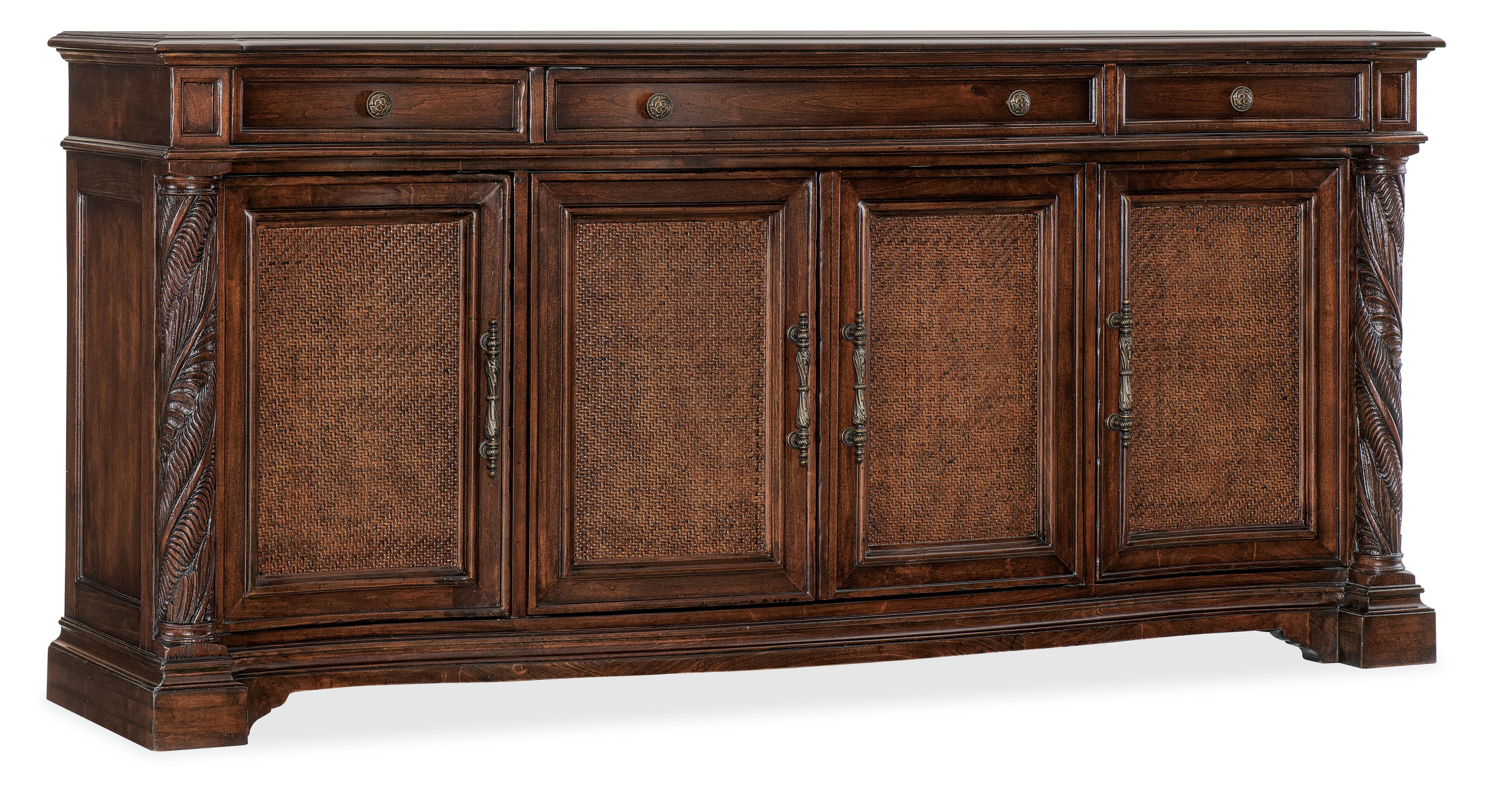 Charleston Four Door-Three Drawer Buffet - Luxury Home Furniture (MI)