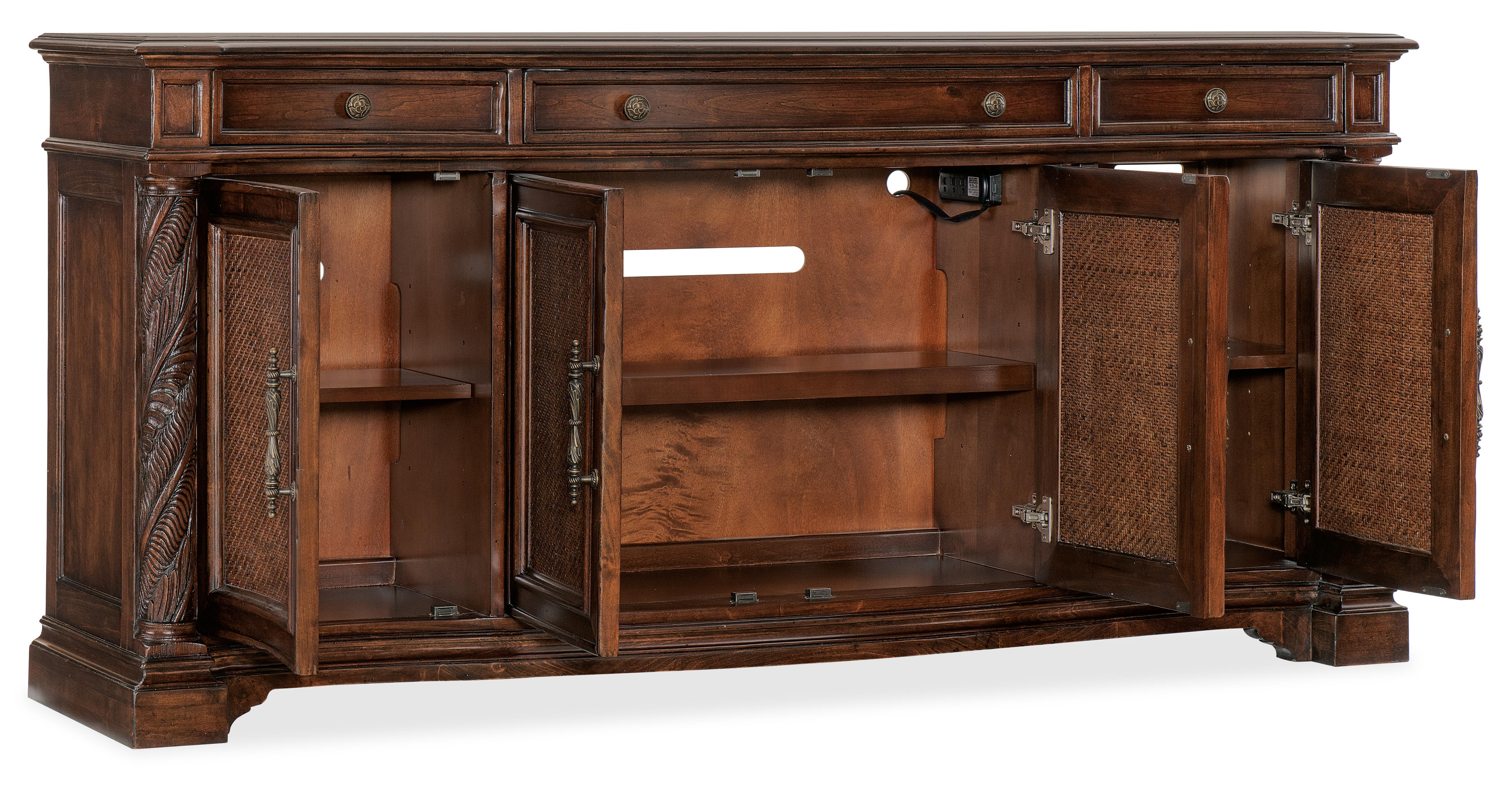 Charleston Four Door-Three Drawer Buffet - Luxury Home Furniture (MI)