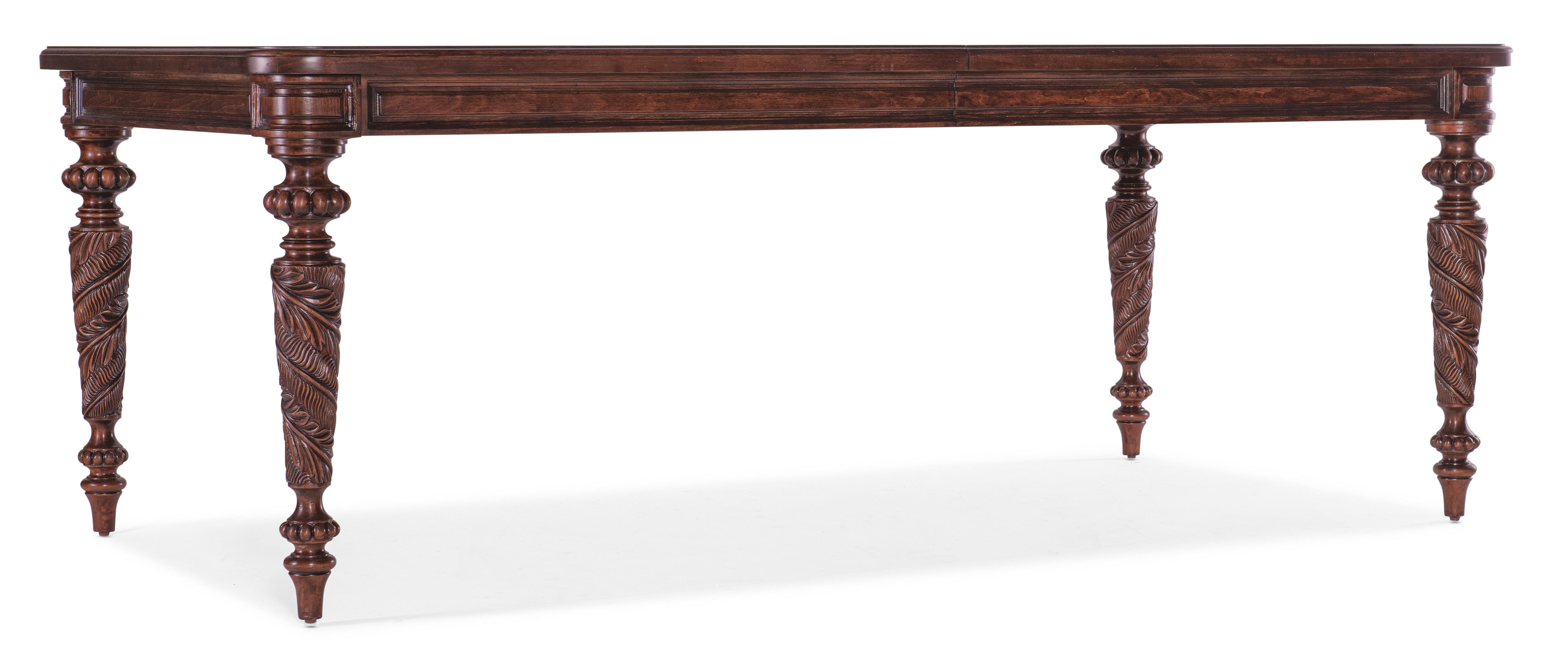 Charleston Leg Table w/1-24 in leaf - Luxury Home Furniture (MI)