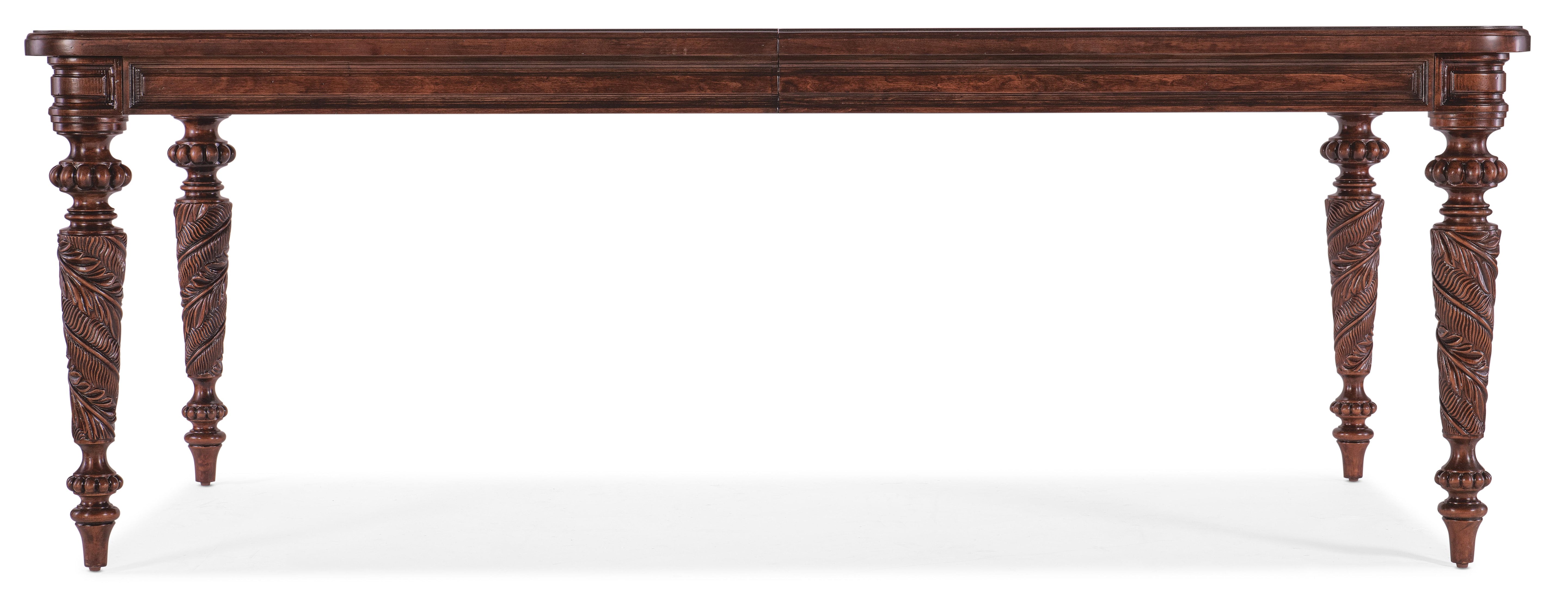 Charleston Leg Table w/1-24 in leaf - Luxury Home Furniture (MI)