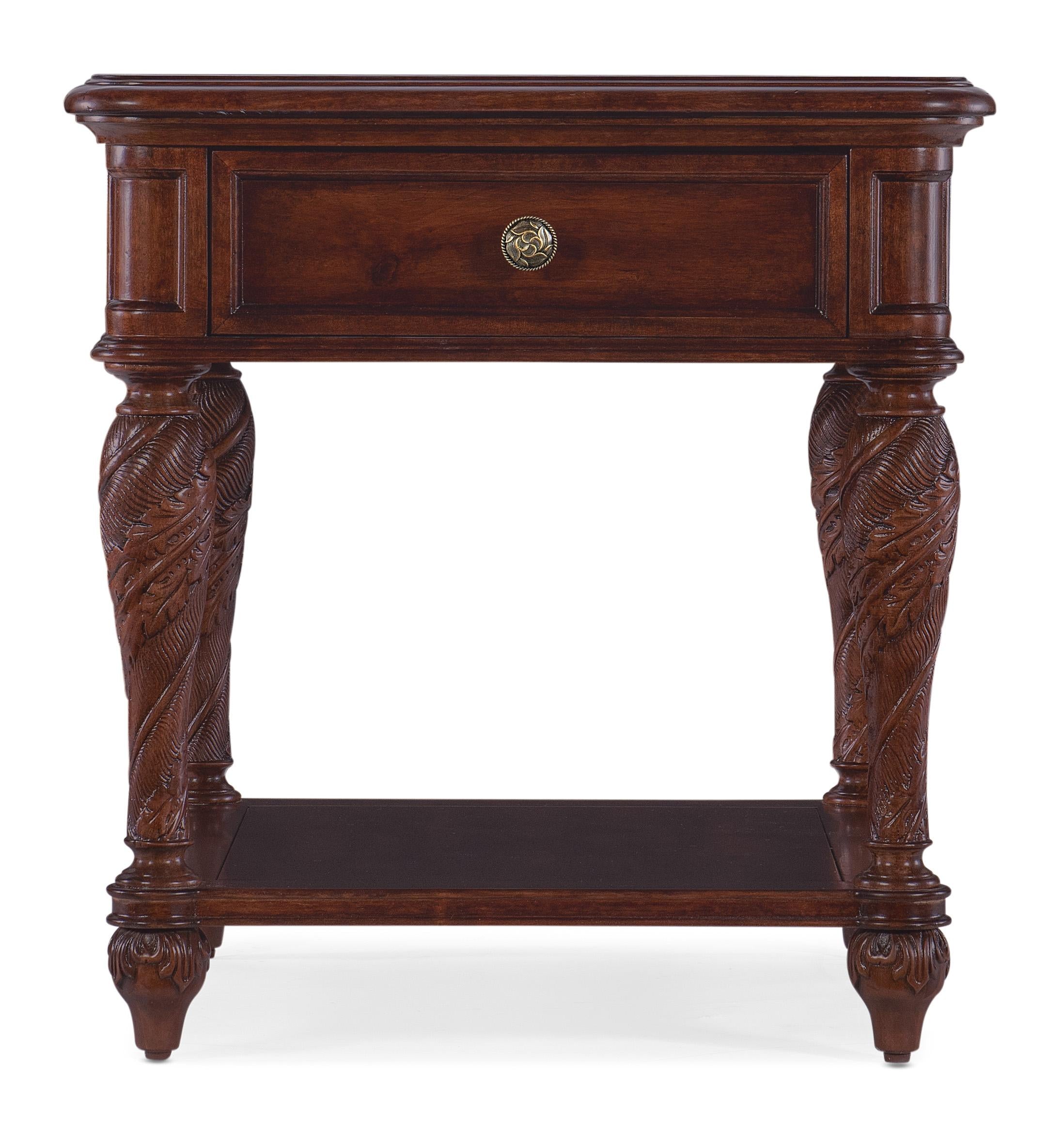Charleston One-Drawer End Table - Luxury Home Furniture (MI)