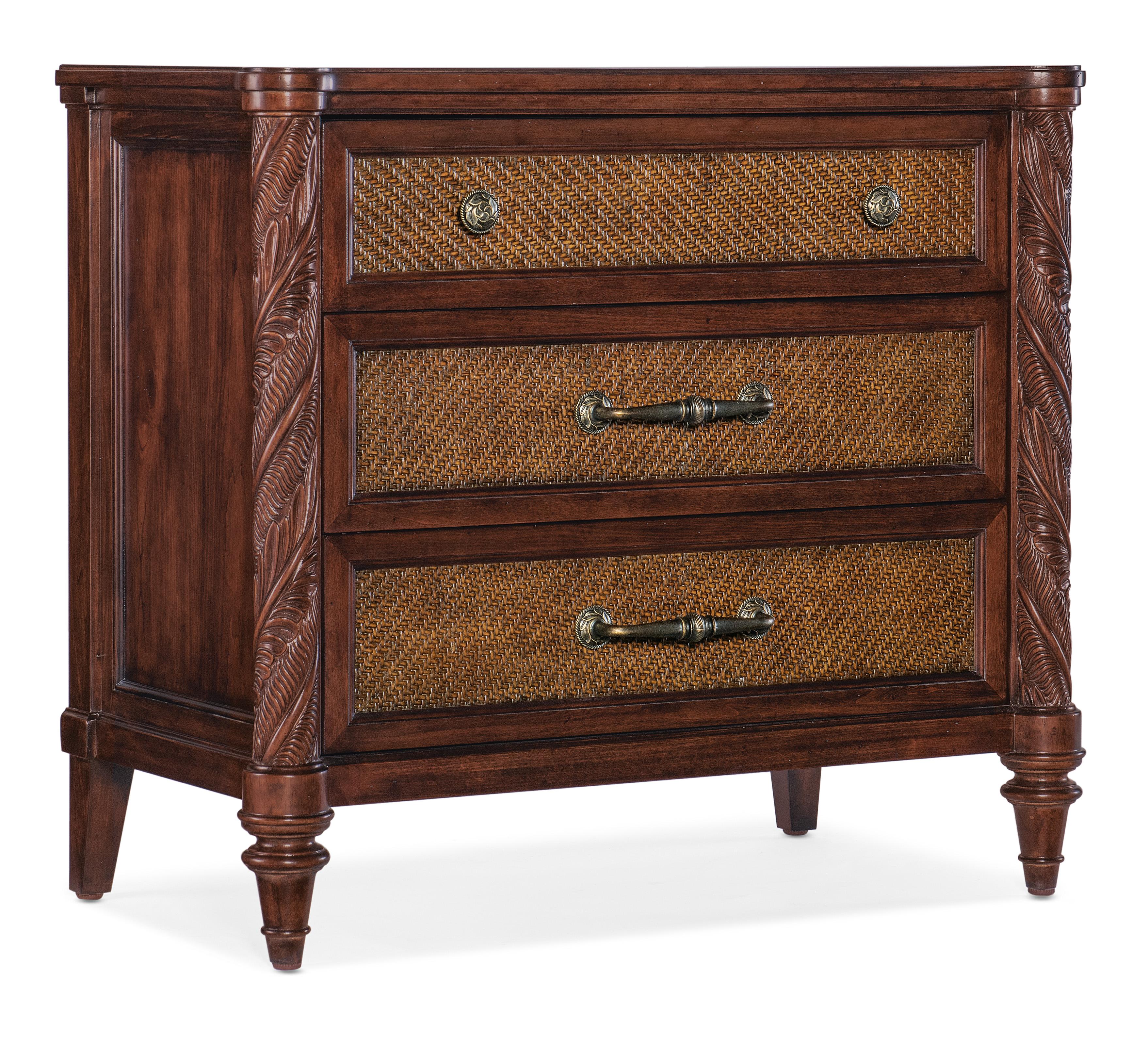 Charleston Three-Drawer Nightstand - 6750-90316-85 - Luxury Home Furniture (MI)