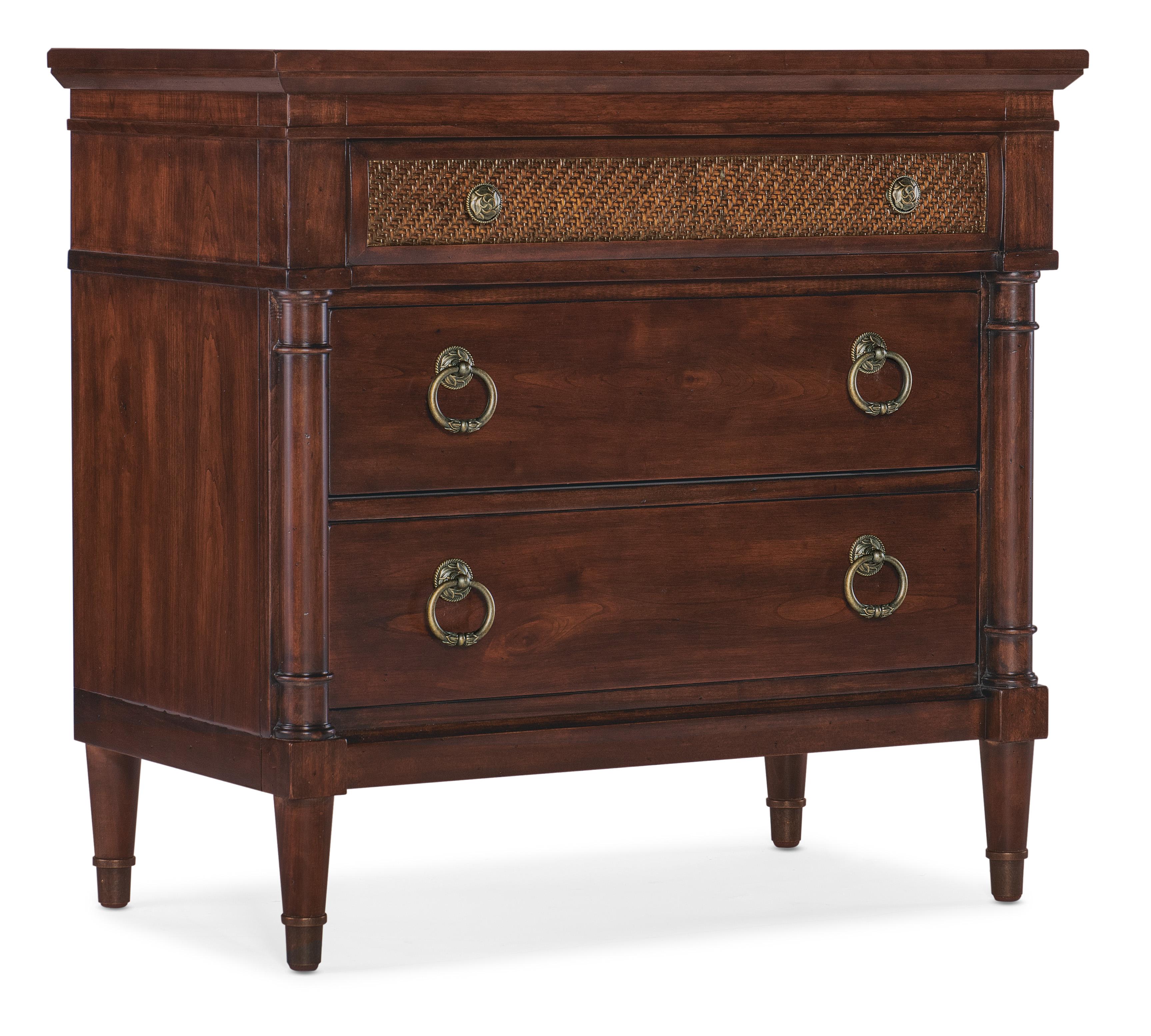 Charleston Three-Drawer Nightstand - 6750-90315-85 - Luxury Home Furniture (MI)
