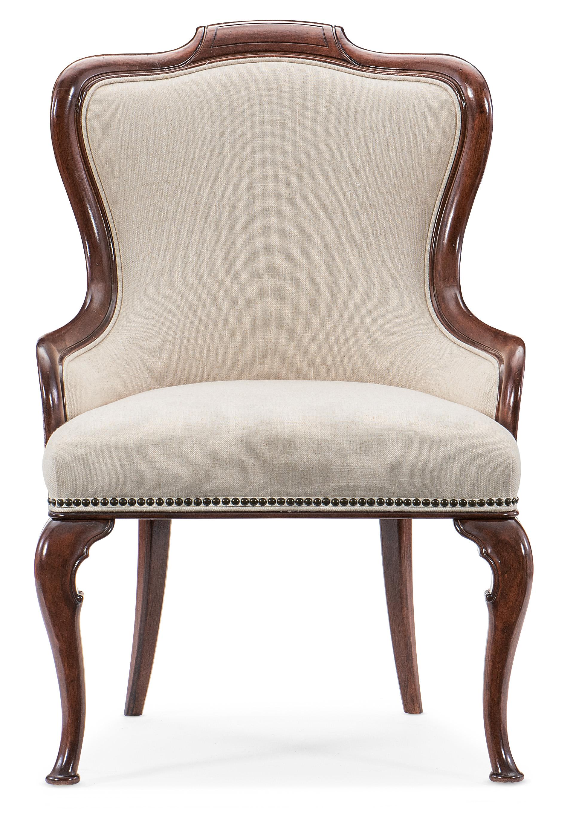 Charleston Upholstered Arm Chair - Luxury Home Furniture (MI)