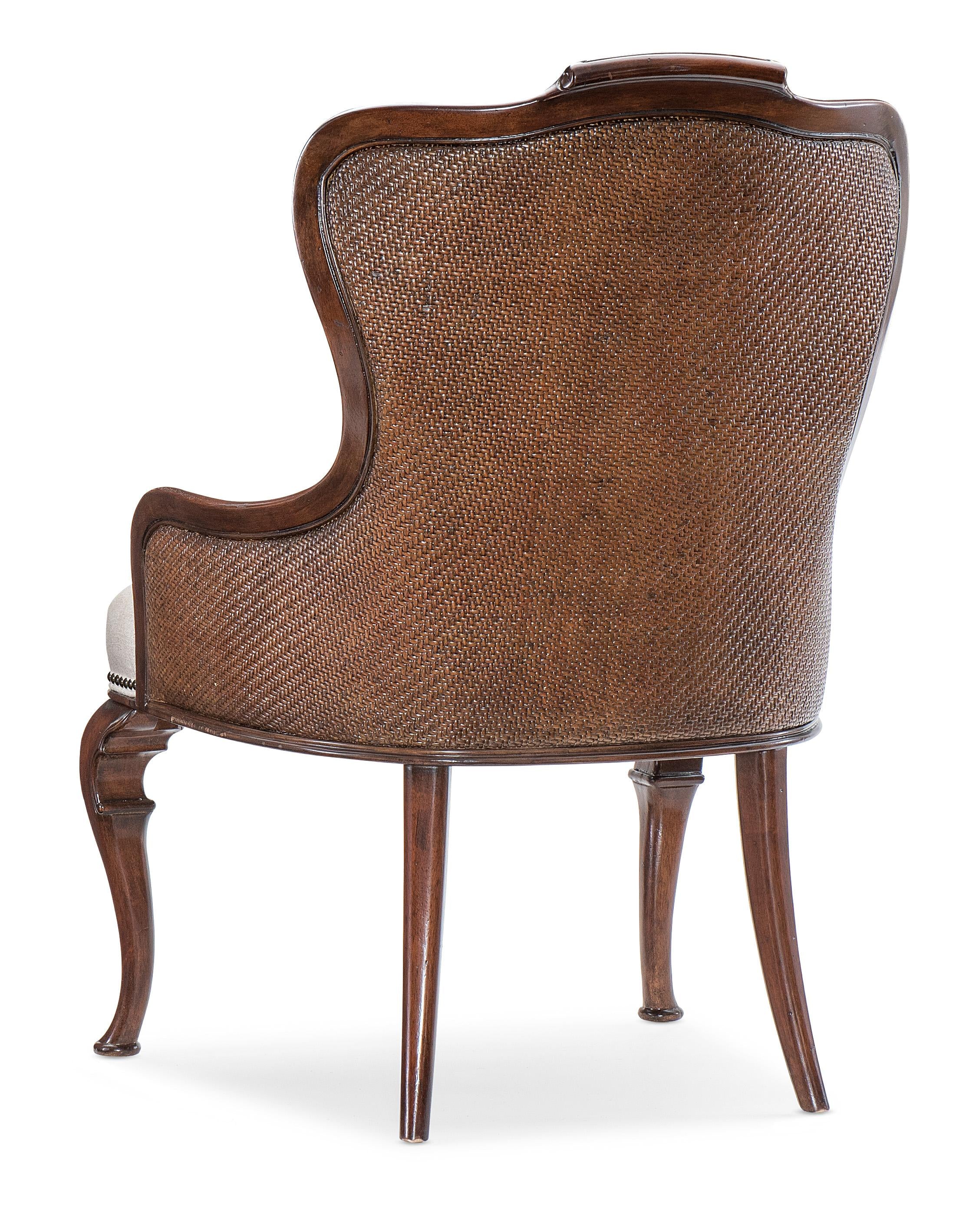 Charleston Upholstered Arm Chair - Luxury Home Furniture (MI)