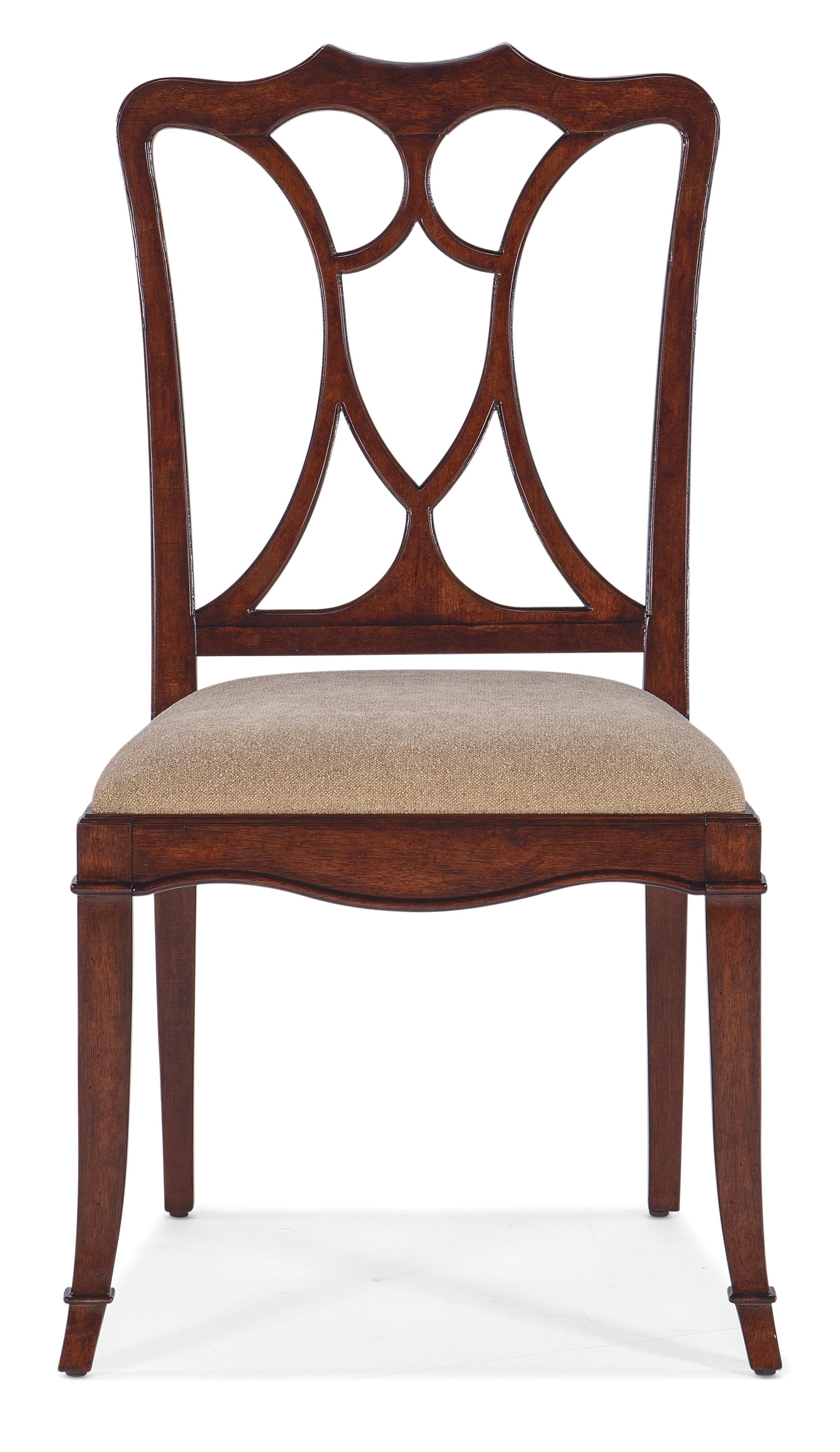 Charleston Upholstered Seat Side Chair-2 per carton/price ea - 6750-75310-85