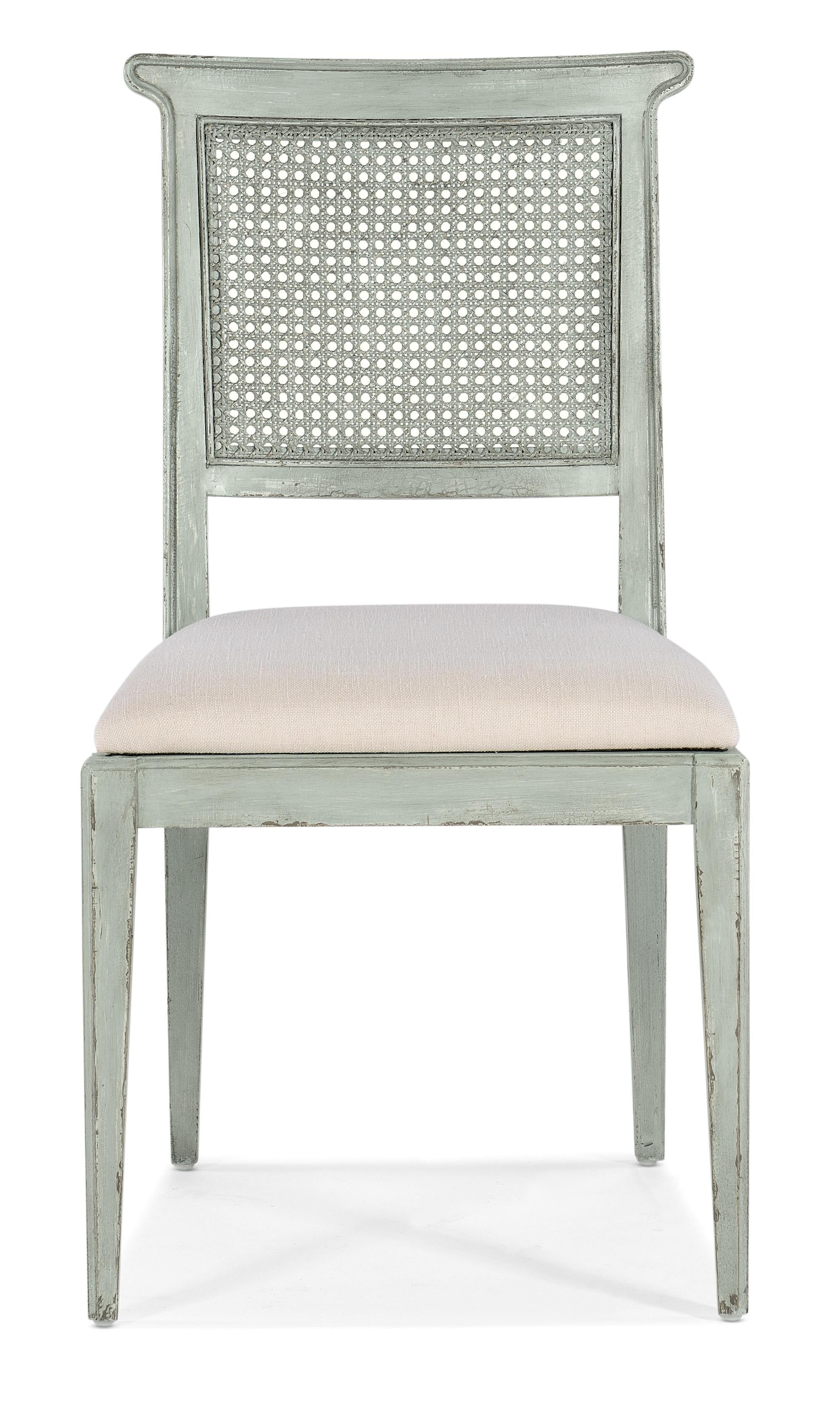 Charleston Upholstered Seat Side Chair-2 per carton/price ea - 6750-75410-40 - Luxury Home Furniture (MI)