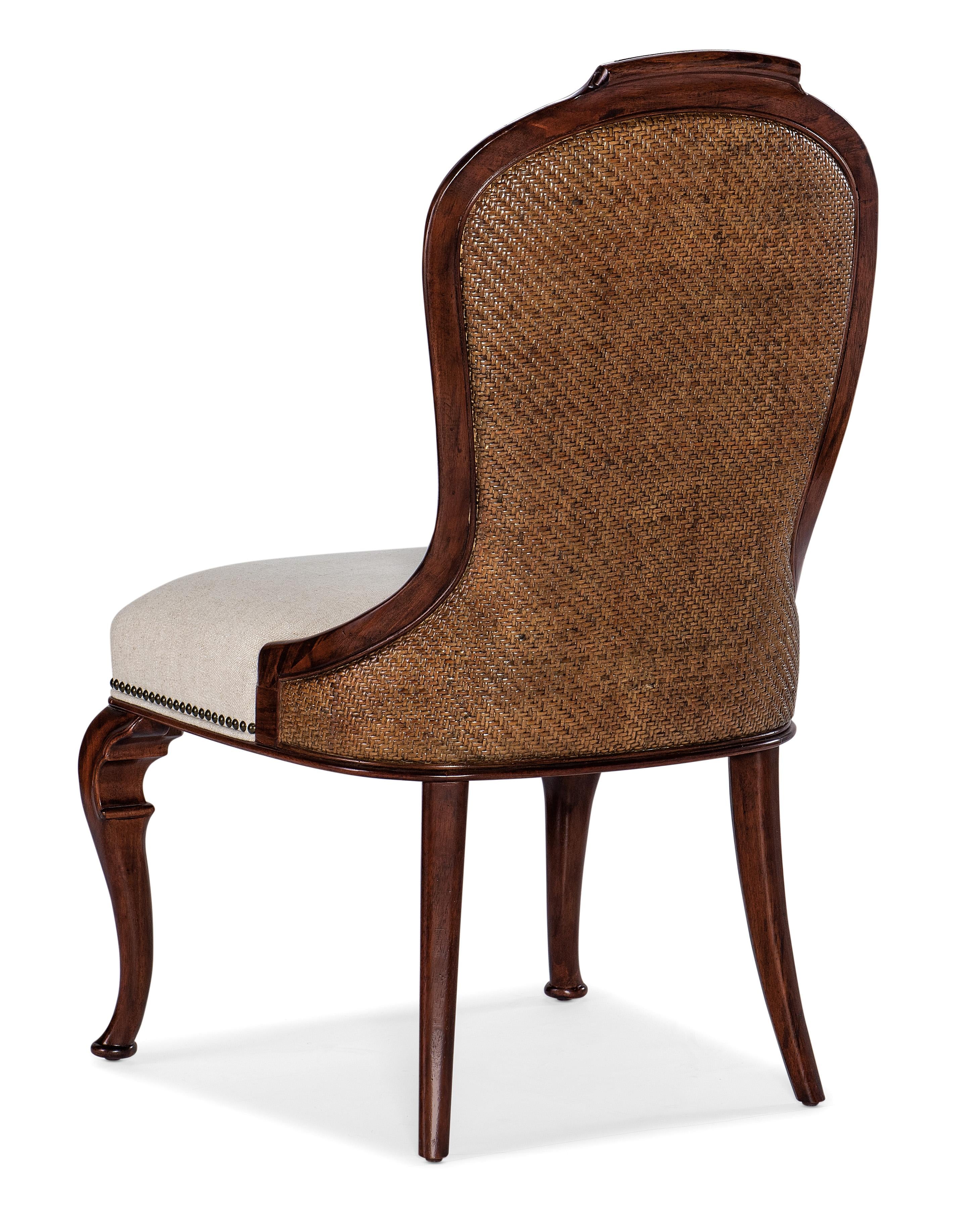 Charleston Upholstered Side Chair-2 per carton/price ea - Luxury Home Furniture (MI)