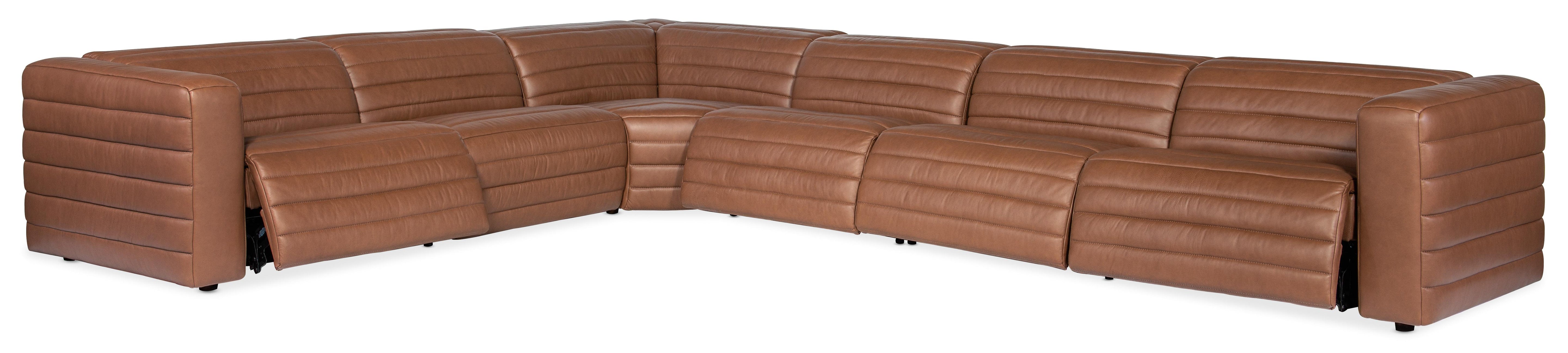 Chatelain 6-Piece Power Headrest Sectional with 2 Power Recliners - SS454-G6PS-088 - Luxury Home Furniture (MI)