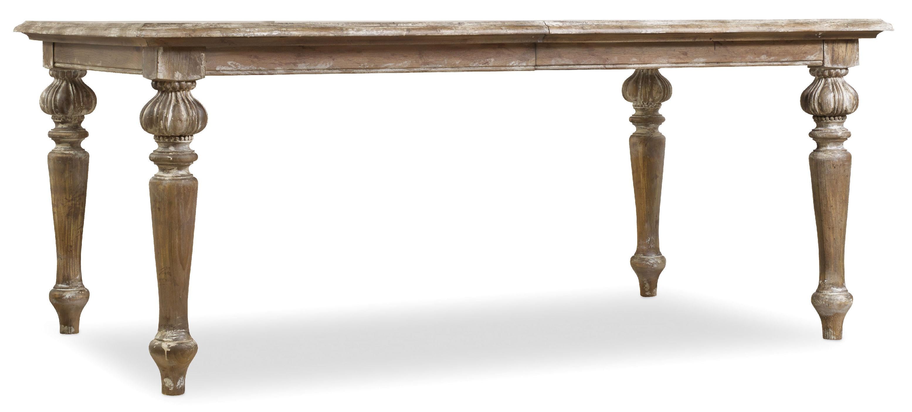 Chatelet Rectangle Leg Dining Table with Two 18'' Leaves - Luxury Home Furniture (MI)