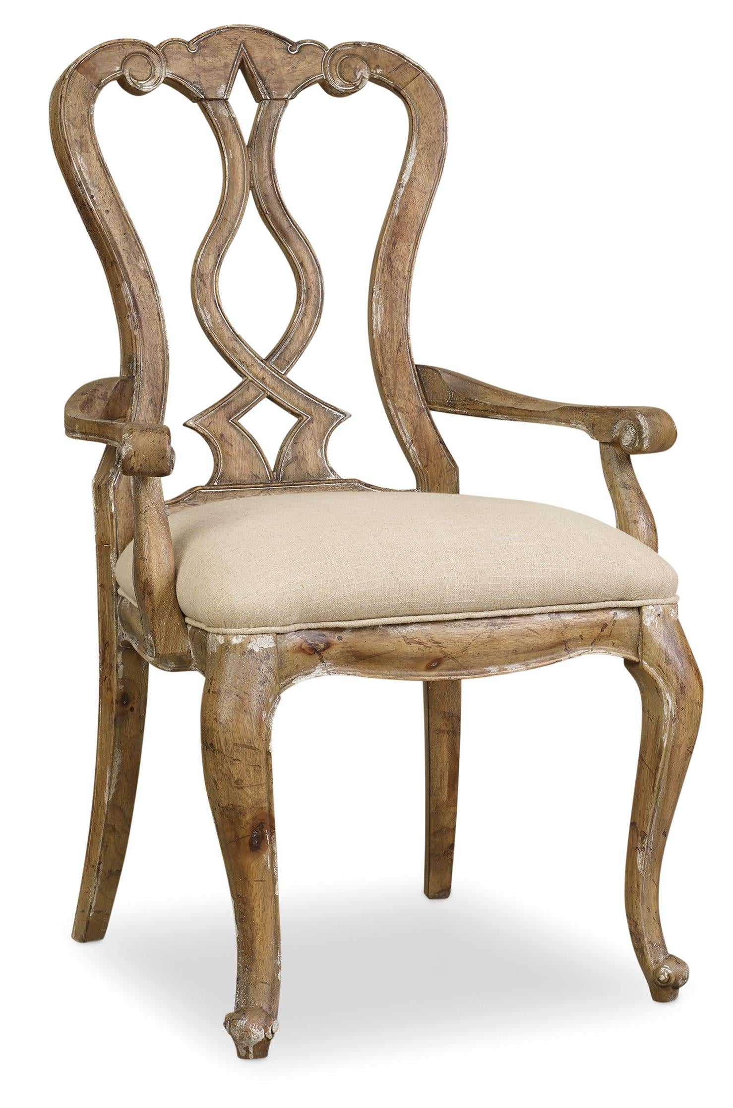 Chatelet Splatback Arm Chair - 2 per carton/price ea - 5300-75400 - Luxury Home Furniture (MI)