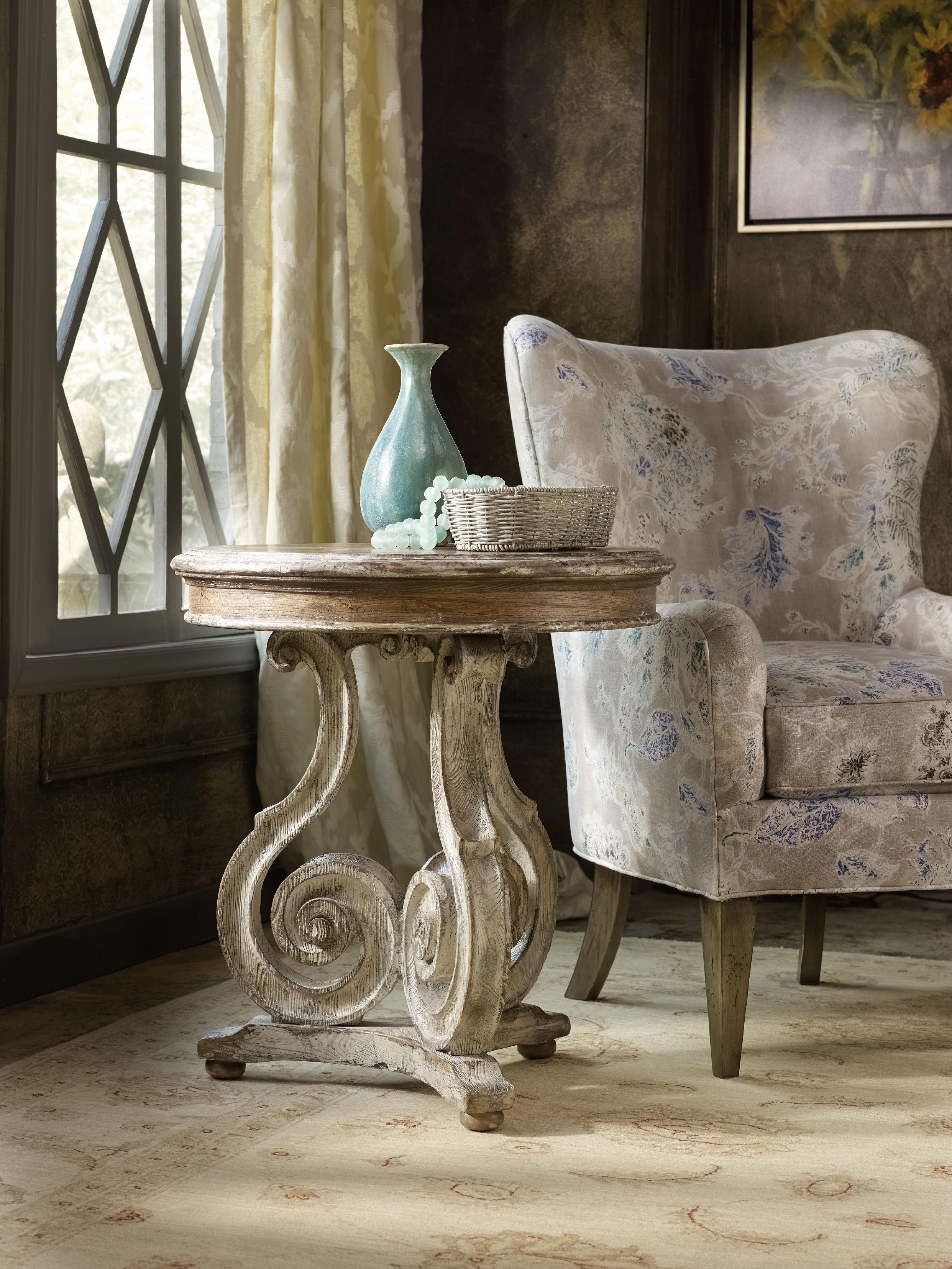 Chatelet Scroll Accent Table - Luxury Home Furniture (MI)