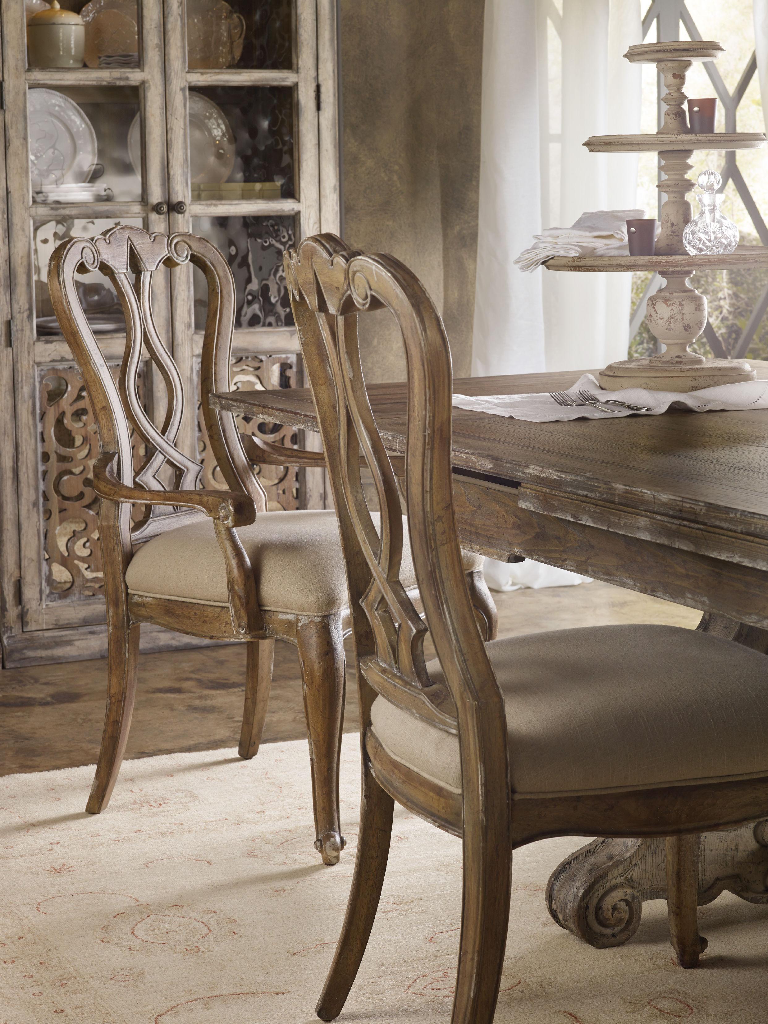Chatelet Splatback Arm Chair - 2 per carton/price ea - 5300-75400 - Luxury Home Furniture (MI)