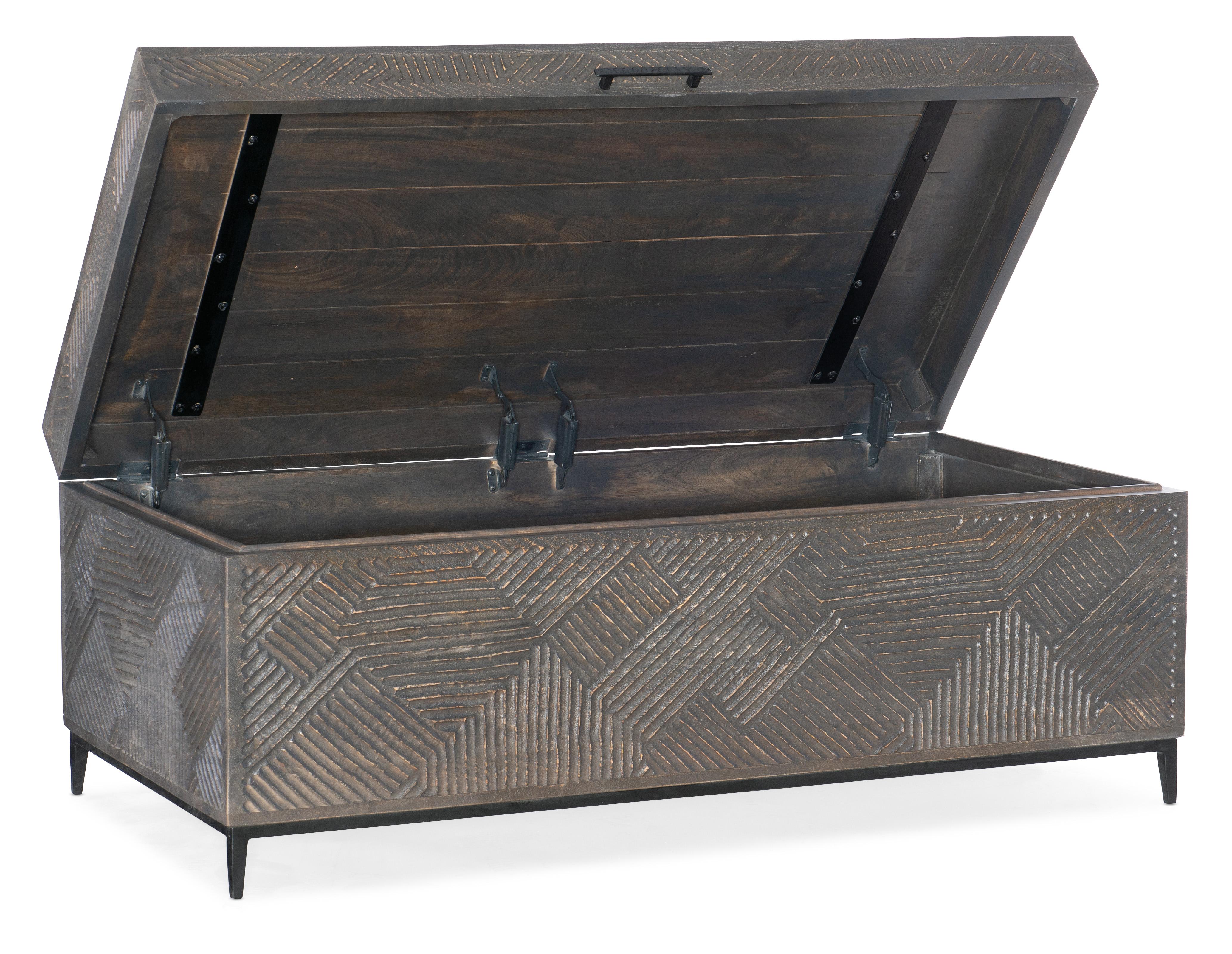 Commerce & Market Carved Chest Cocktail Table - Luxury Home Furniture (MI)