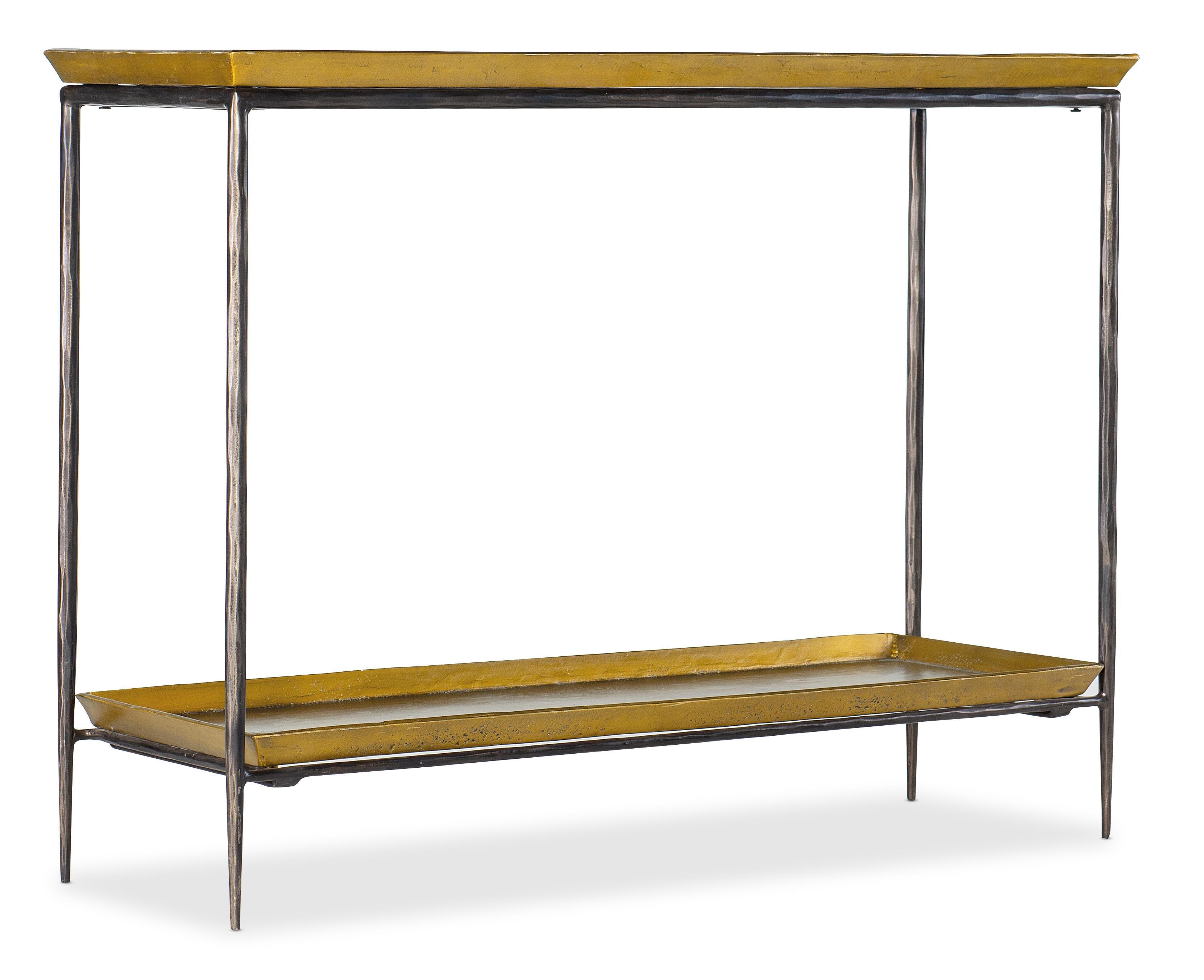 Commerce & Market Tray Top Metal Console - Luxury Home Furniture (MI)
