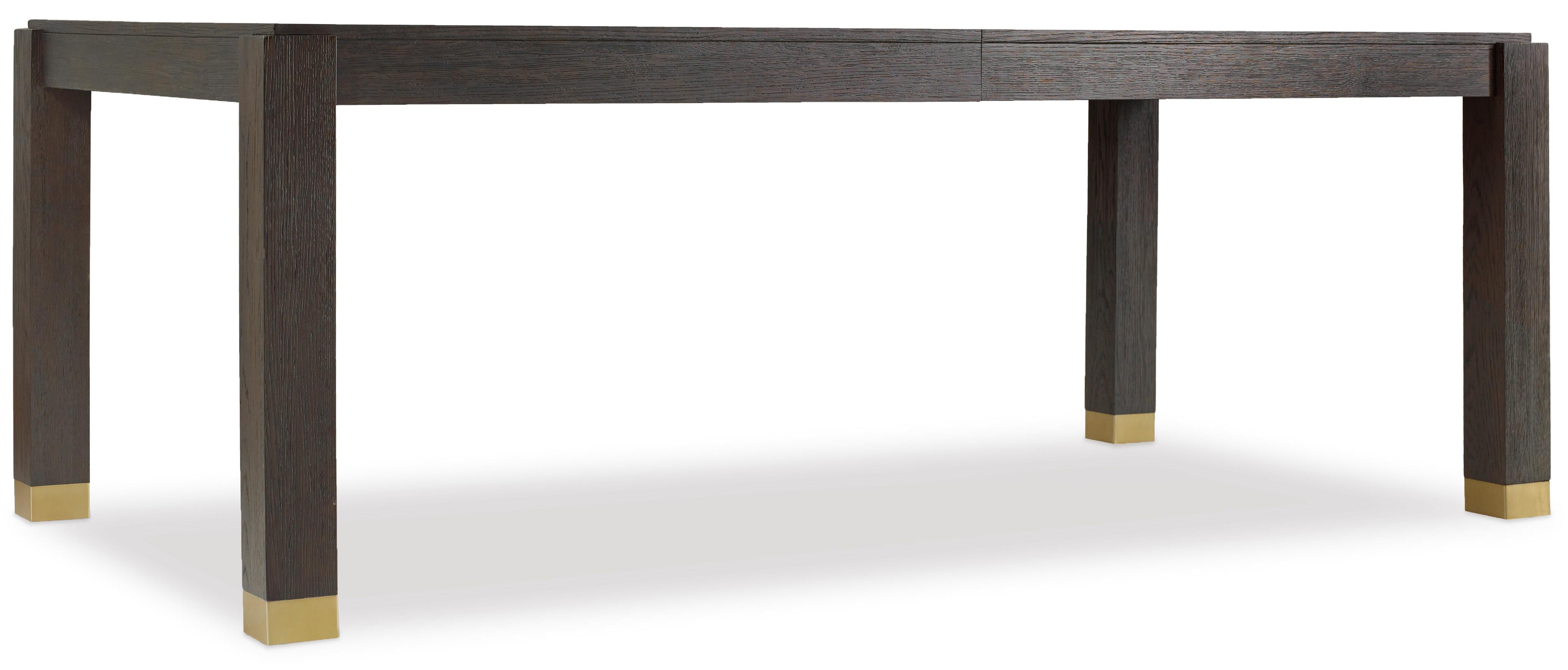 Curata Rectangle Dining Table w/2-20in leaves - Luxury Home Furniture (MI)