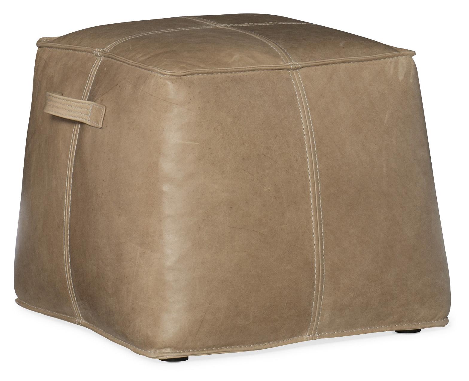 Dizzy Small Leather Ottoman - CO478-084 - Luxury Home Furniture (MI)