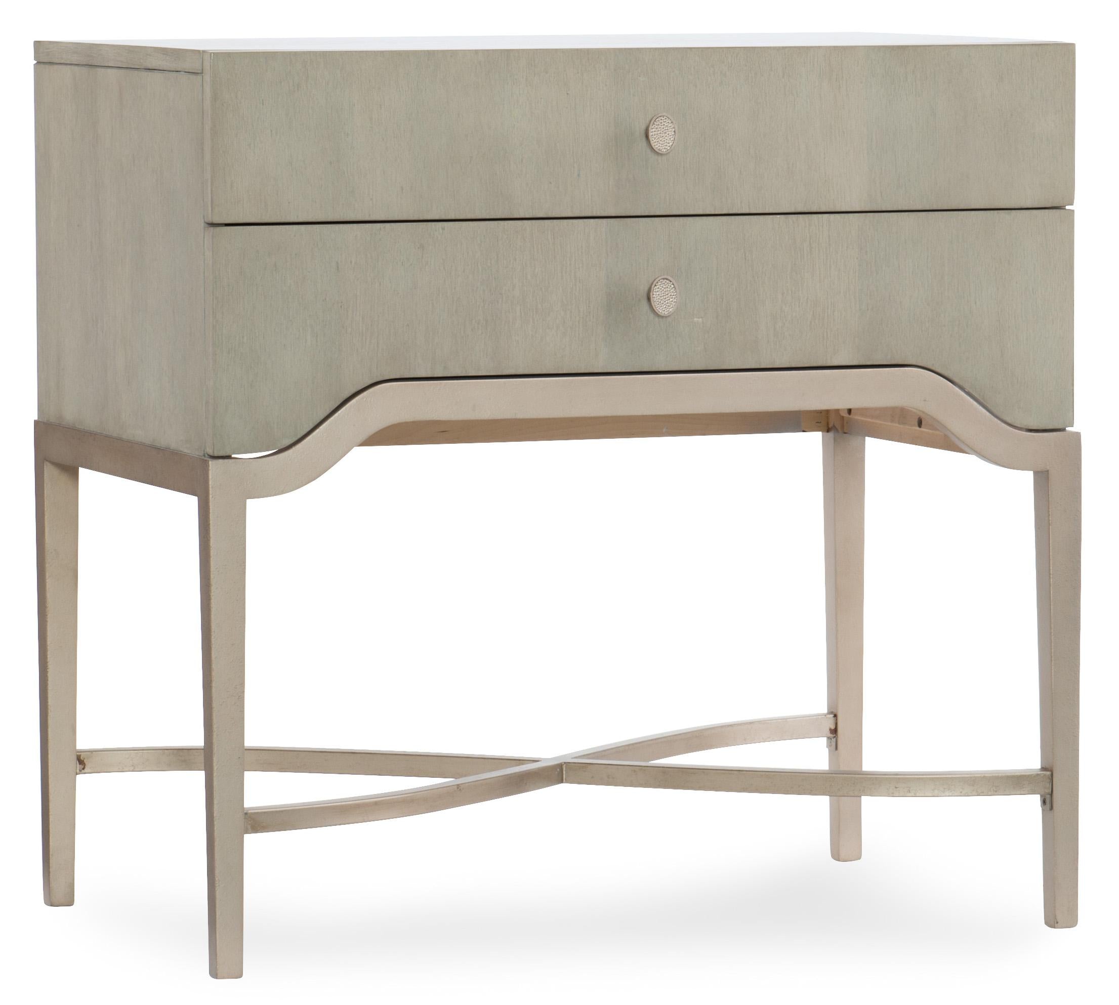 Elixir Two-Drawer Nightstand - Luxury Home Furniture (MI)