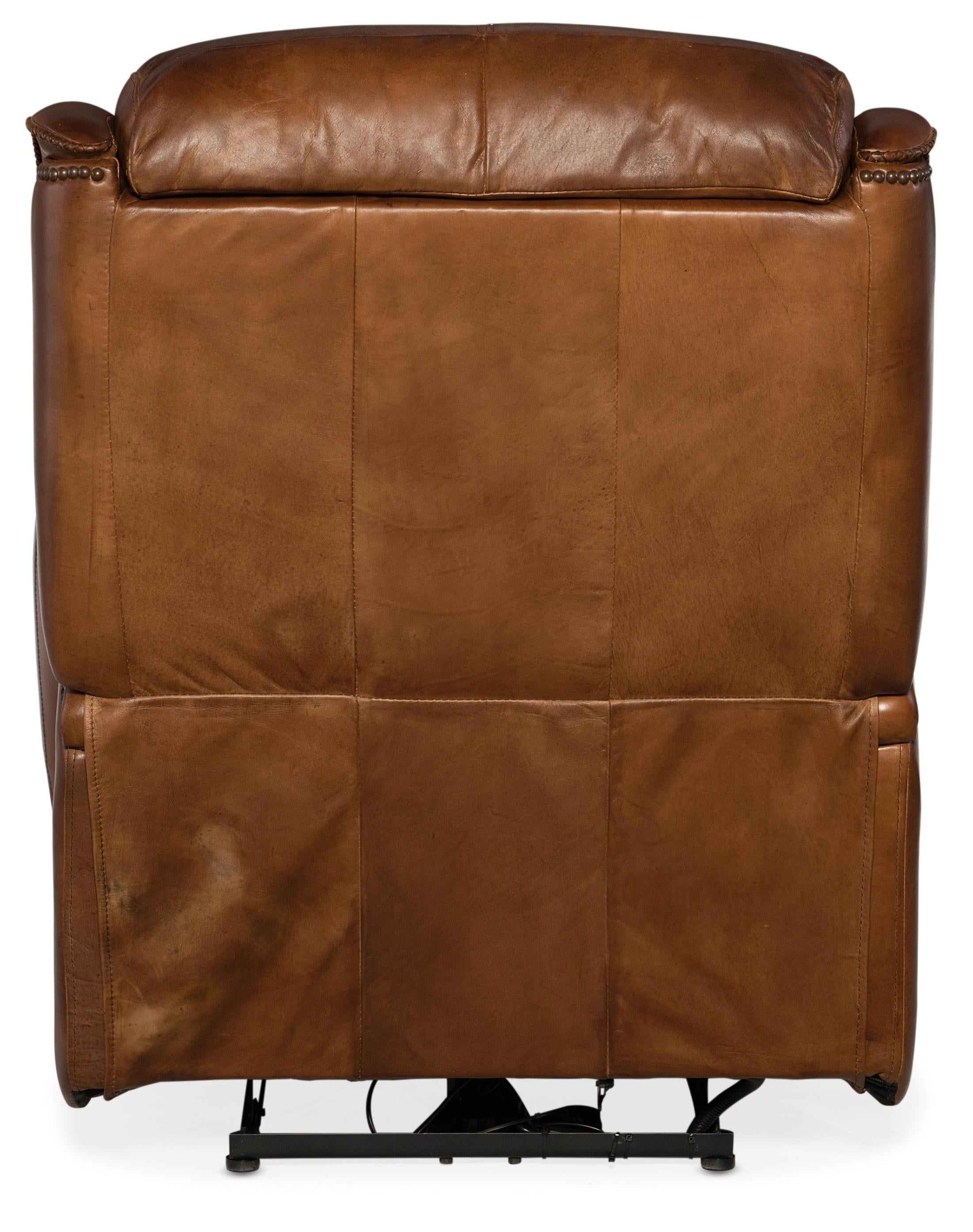 Emerson Power Recliner w/ Power Headrest - Luxury Home Furniture (MI)