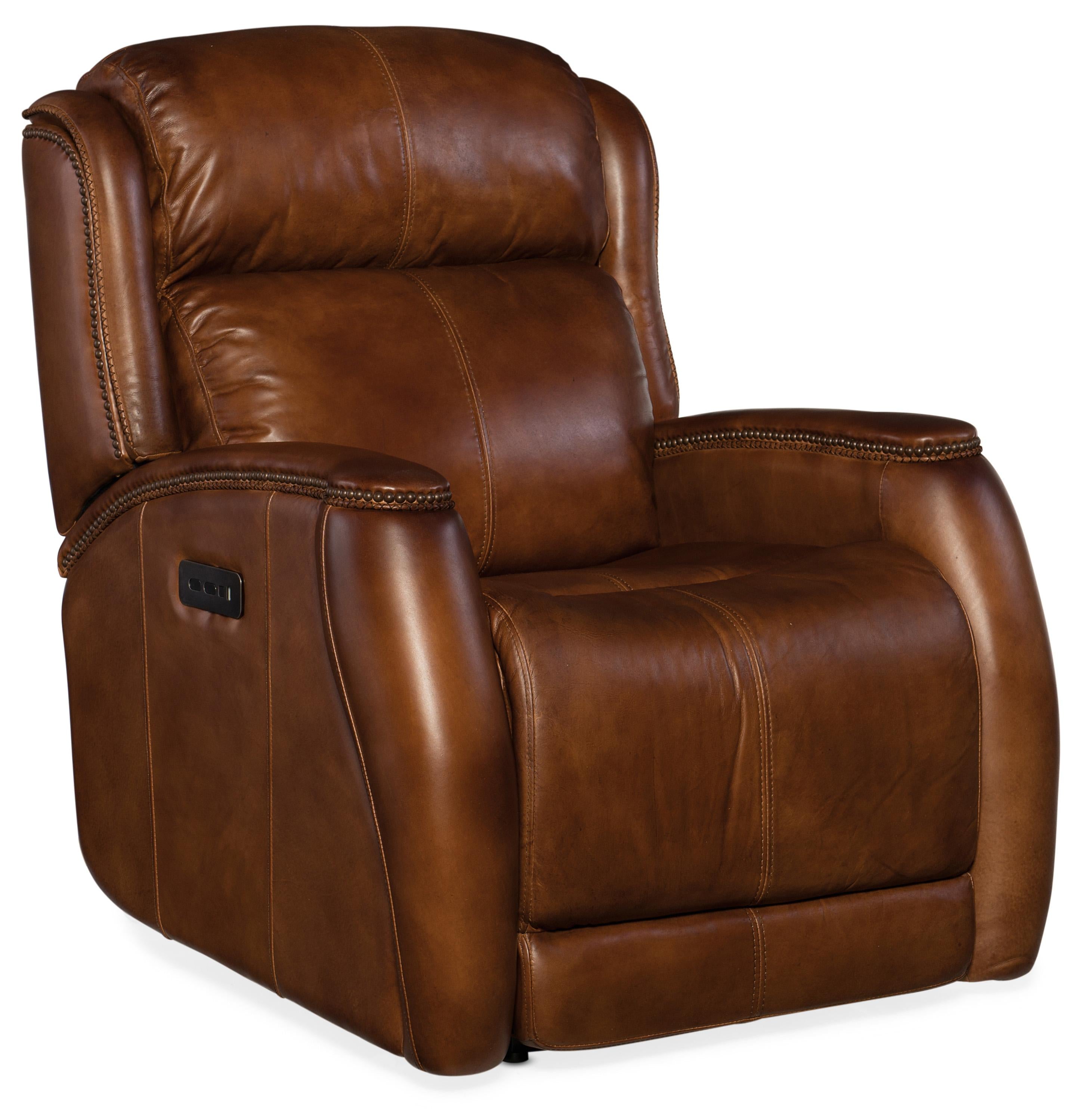 Emerson Power Recliner w/ Power Headrest - Luxury Home Furniture (MI)