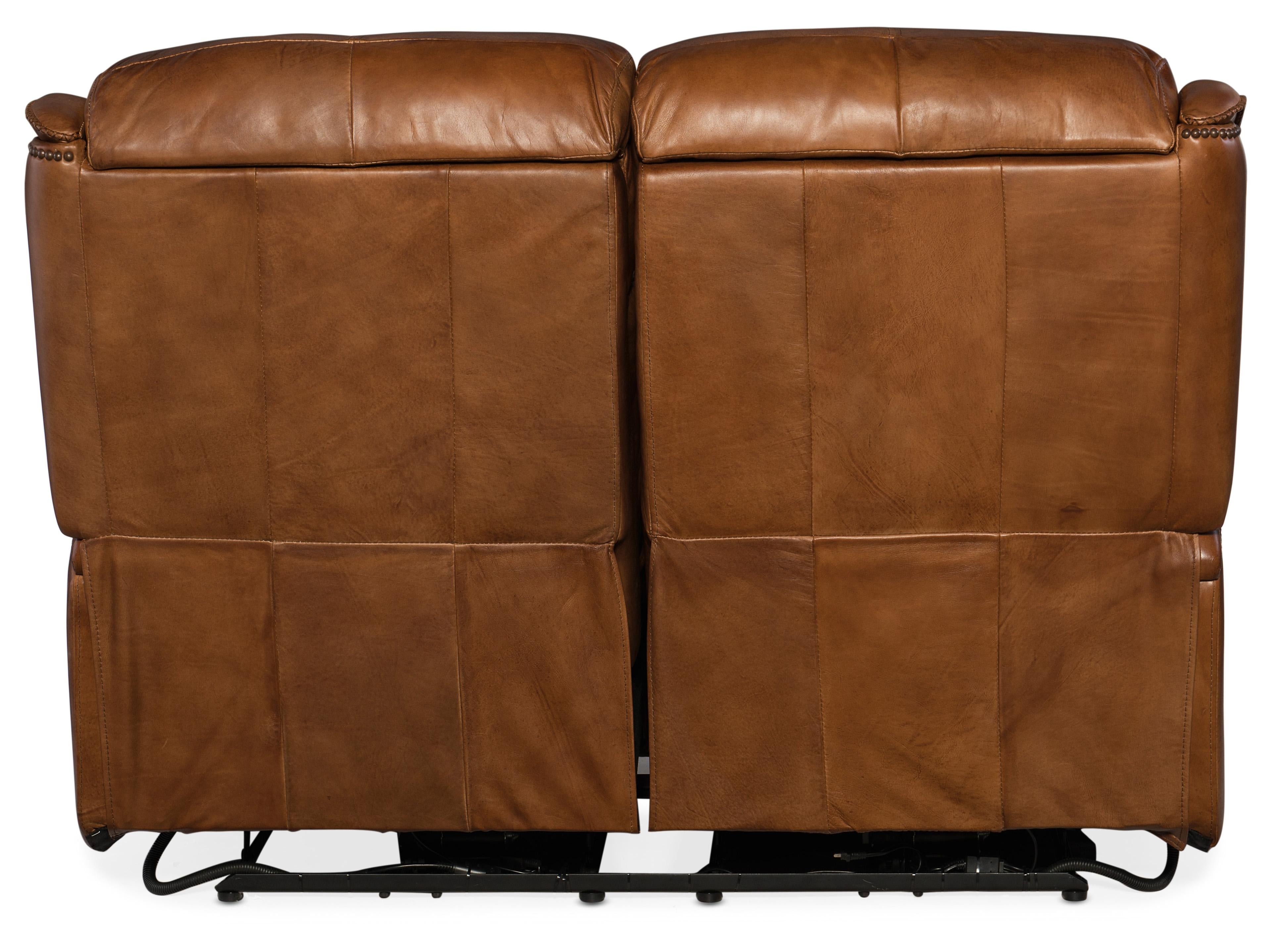 Emerson Power Recliner Loveseat w/ Power Headrest - Luxury Home Furniture (MI)