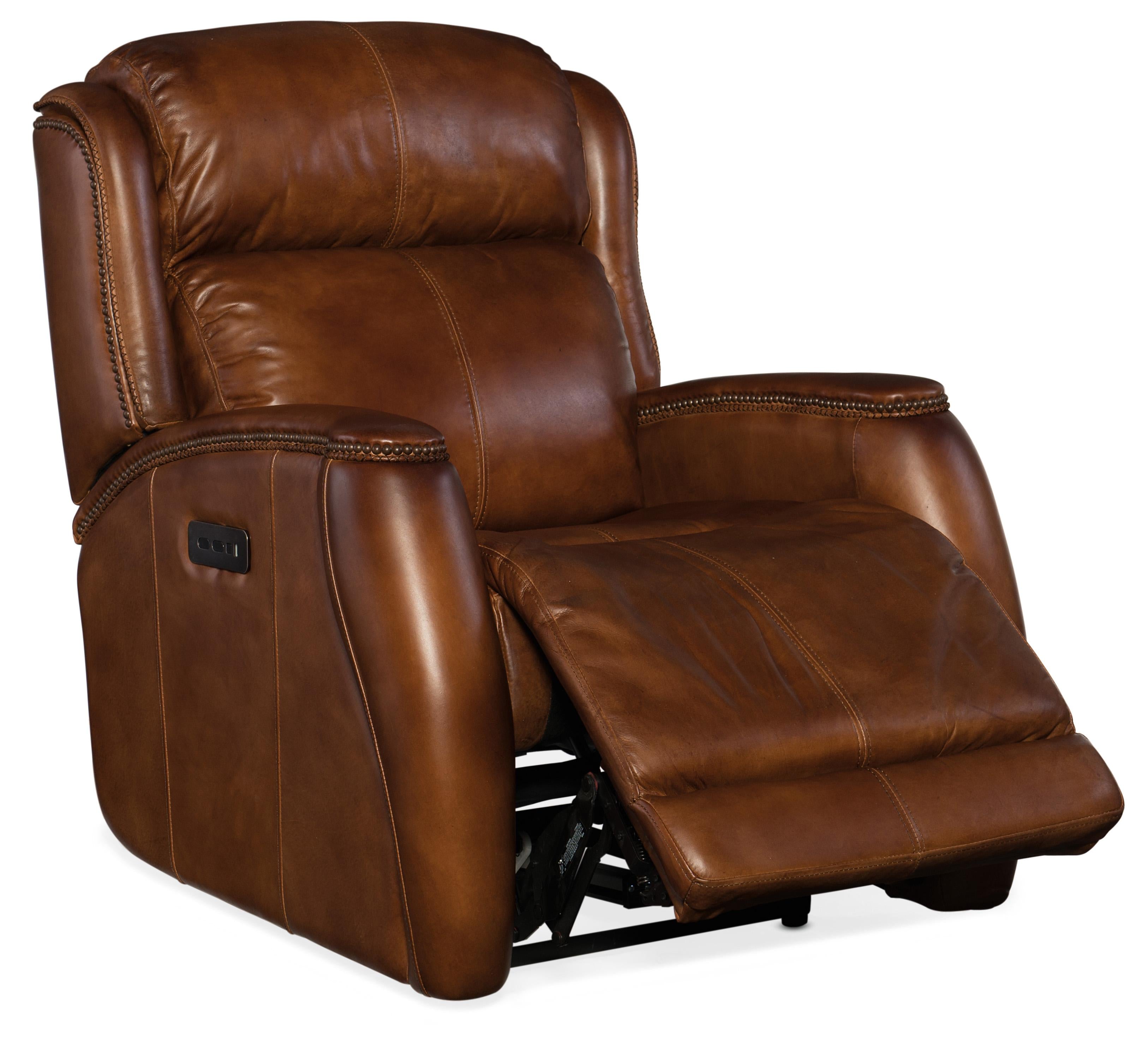 Emerson Power Recliner w/ Power Headrest - Luxury Home Furniture (MI)