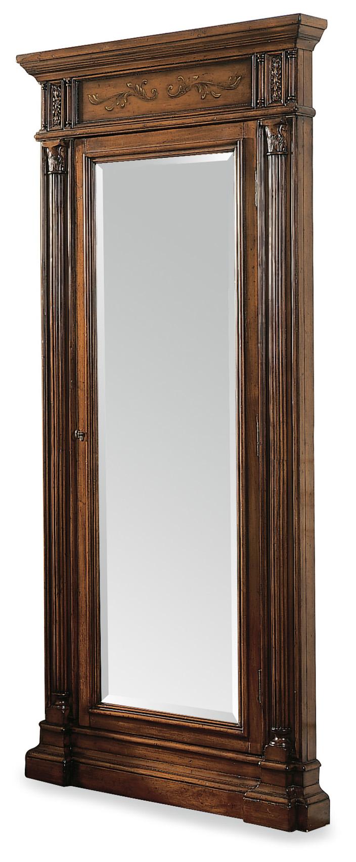 Floor Mirror w/Jewelry Armoire Storage - Luxury Home Furniture (MI)