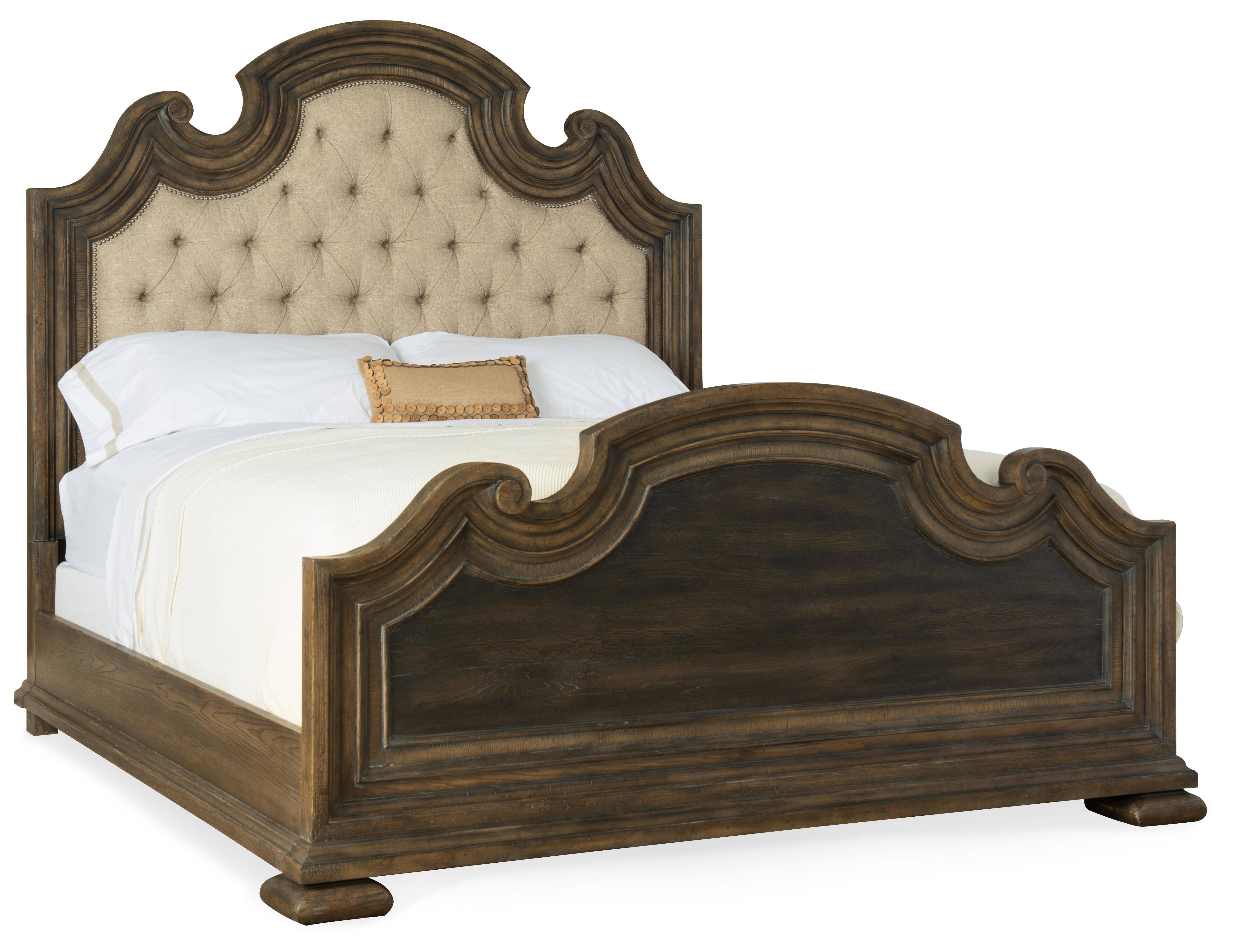 Fair Oaks King Upholstered Bed - Luxury Home Furniture (MI)