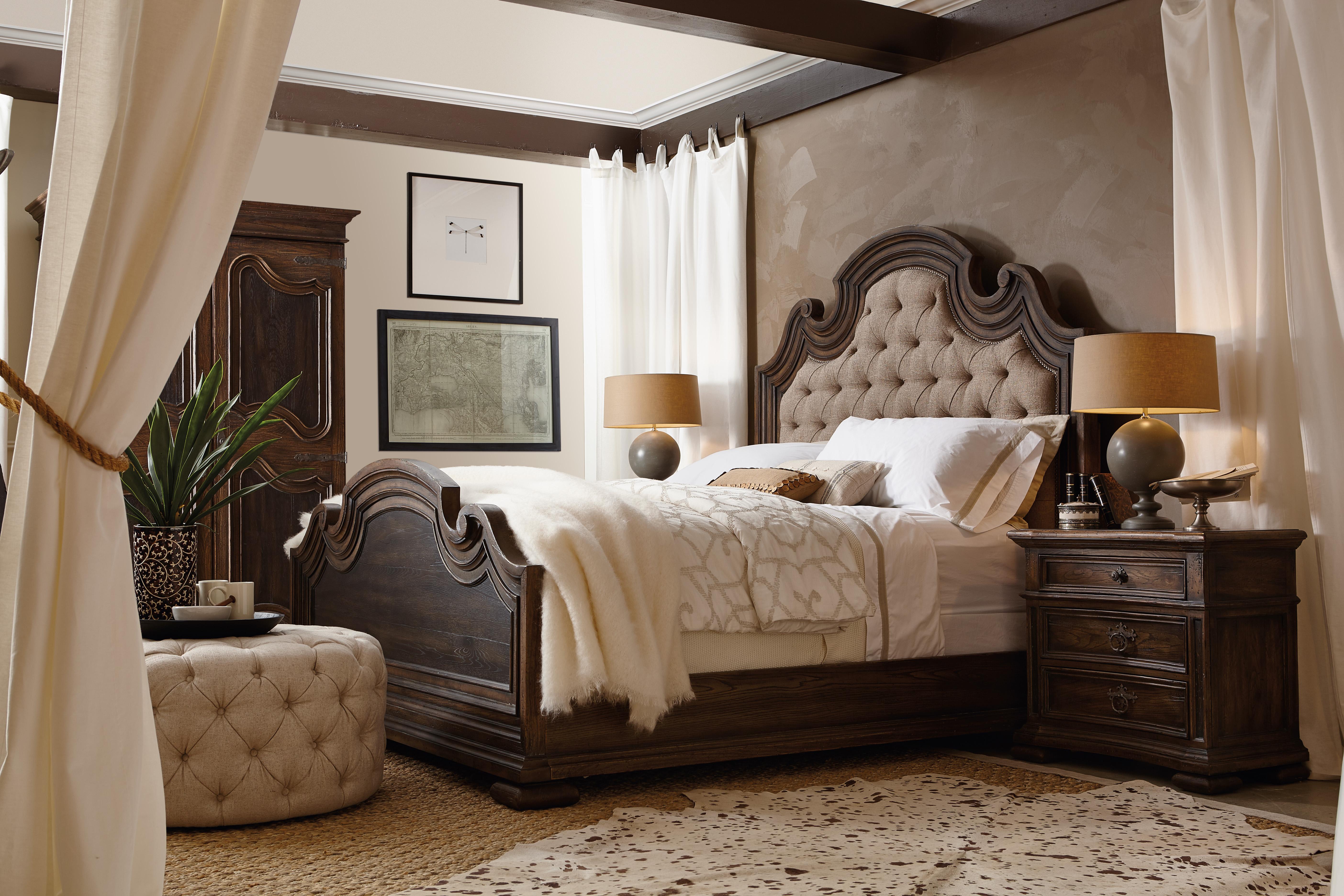 Fair Oaks King Upholstered Bed - Luxury Home Furniture (MI)