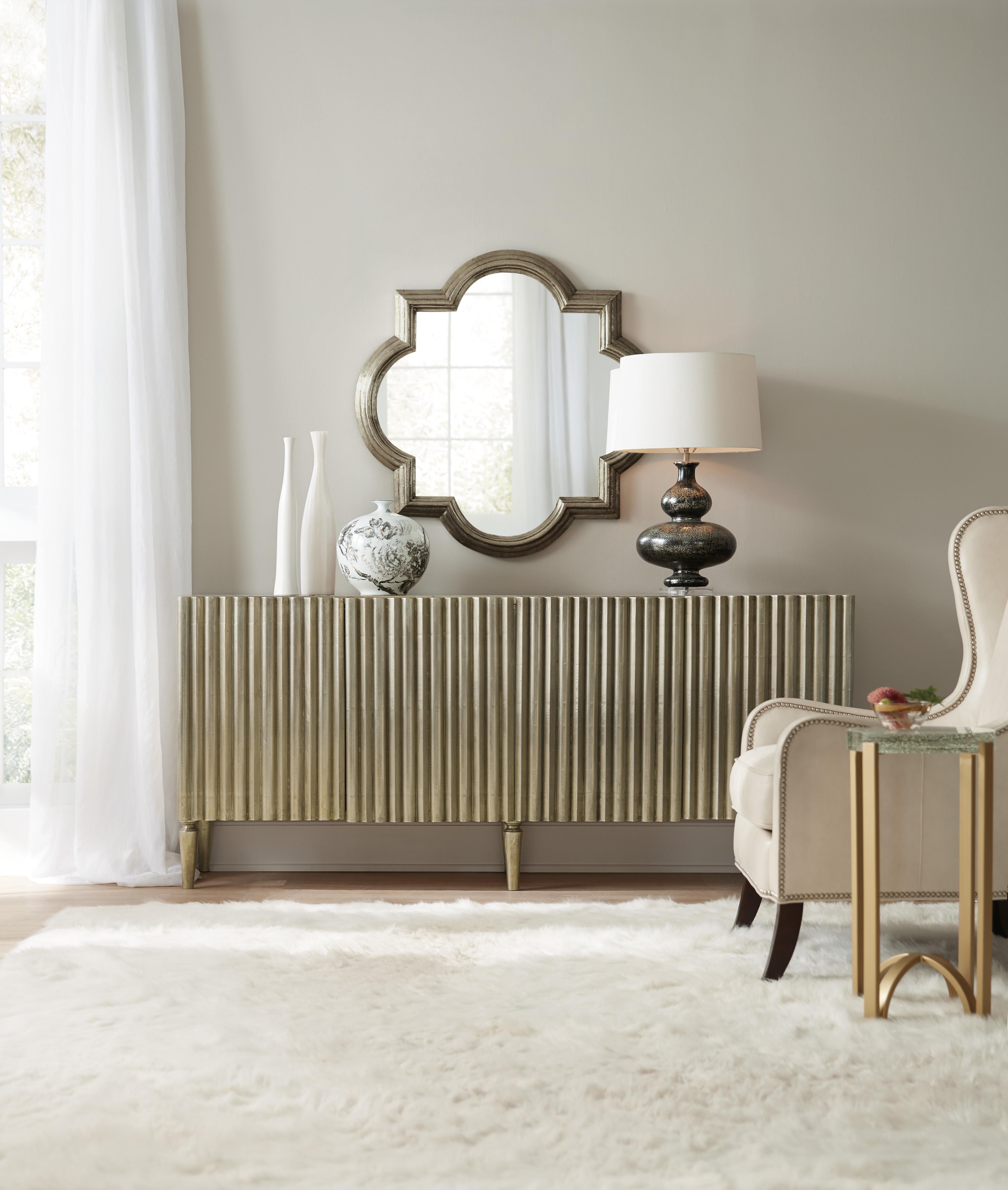 German Silver Console - Luxury Home Furniture (MI)