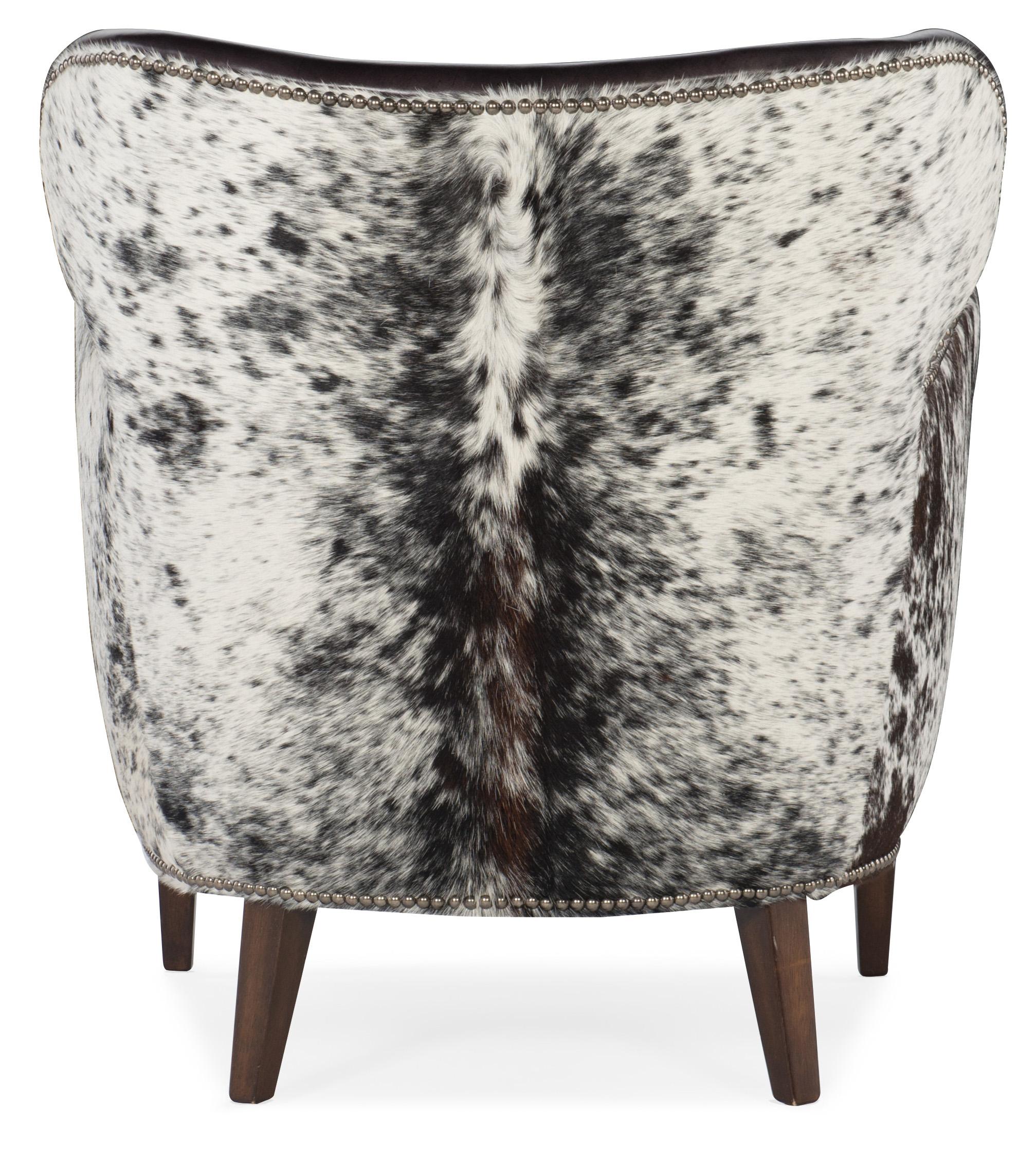 Kato Leather Club Chair w/ Salt Pepper HOH - Luxury Home Furniture (MI)